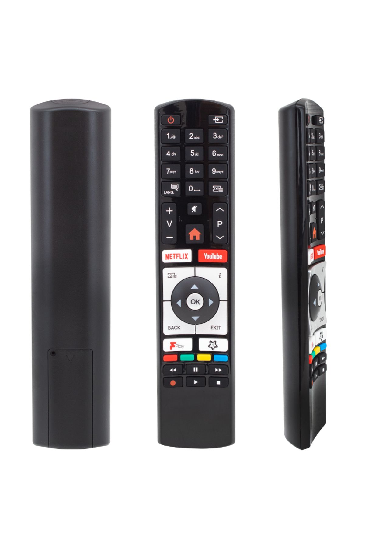 Kapamarka VESTEL RC4319 H0362B NETFLIX-YOUTUBE TUŞLU TV KUMANDA 30100830 YAZISIZ