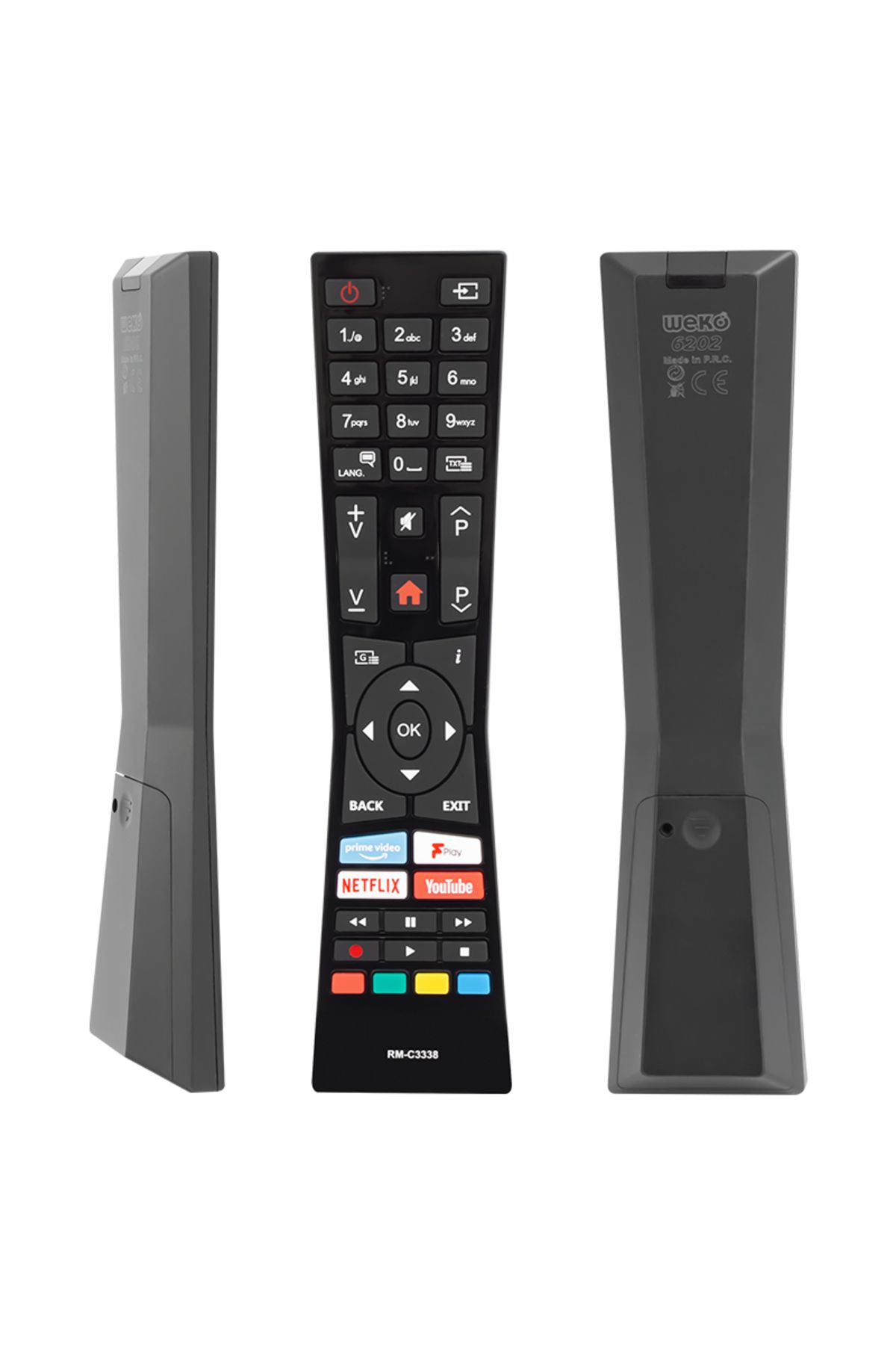Kapamarka VESTEL RM-C3338 H0360A NETFLIX-YOUTUBE-PRIME VIDEO TUŞLU LCD-LED TV KUMANDA