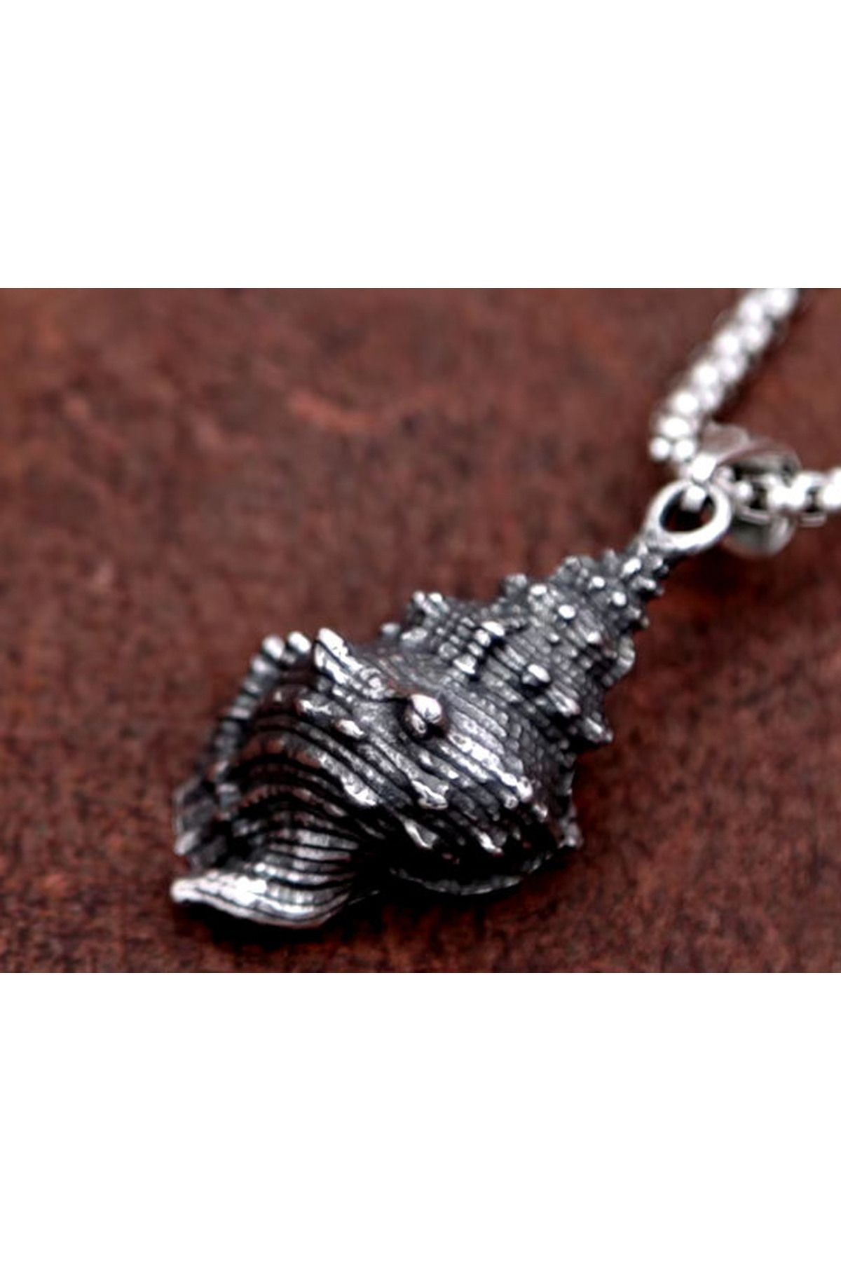 VİKİNGS-Stainless Steel Oyster - Sea Shell Necklace 5