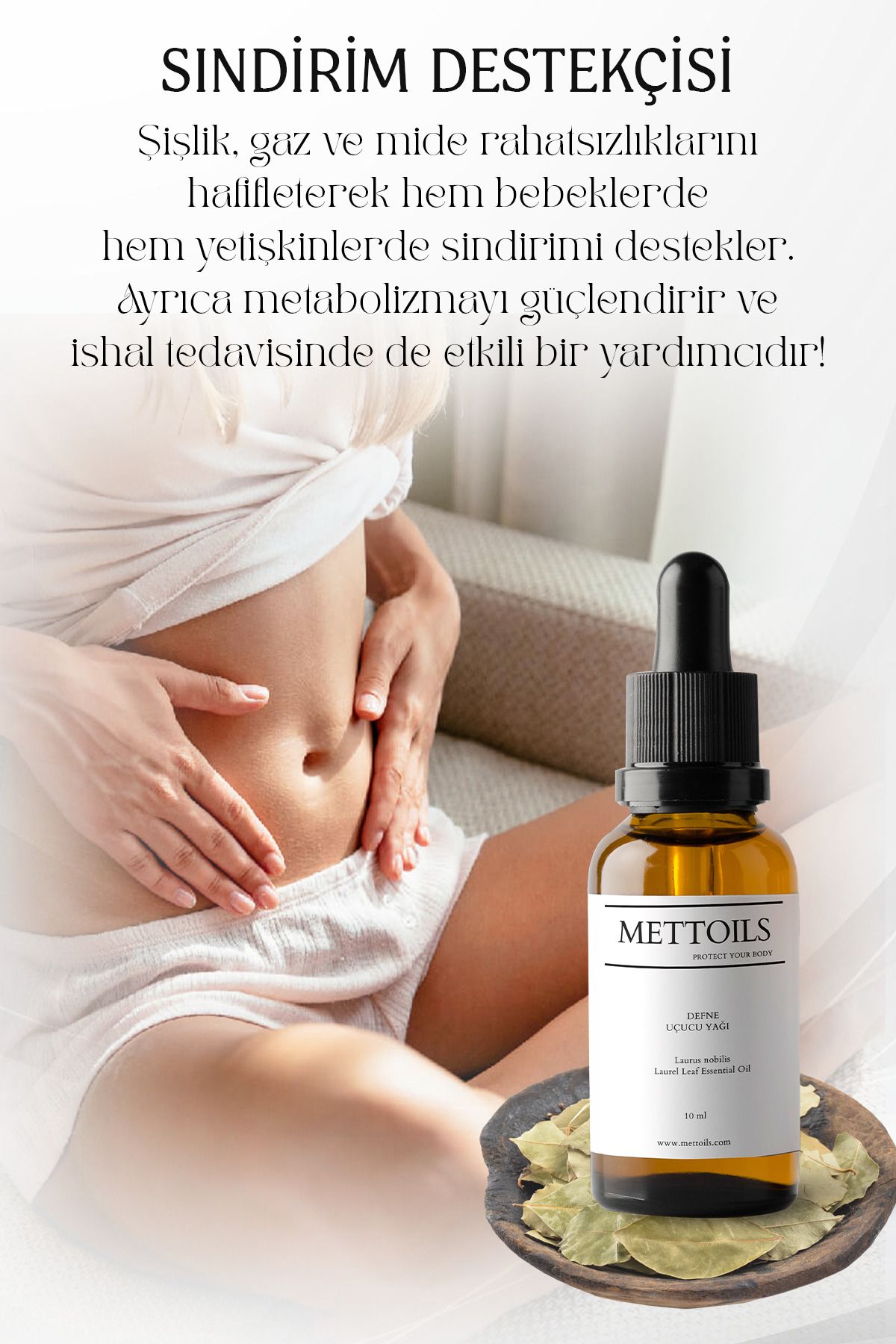 Mettoils-زيت الغار 100% نقي 100% زيت الغار العطري الطبيعي 4