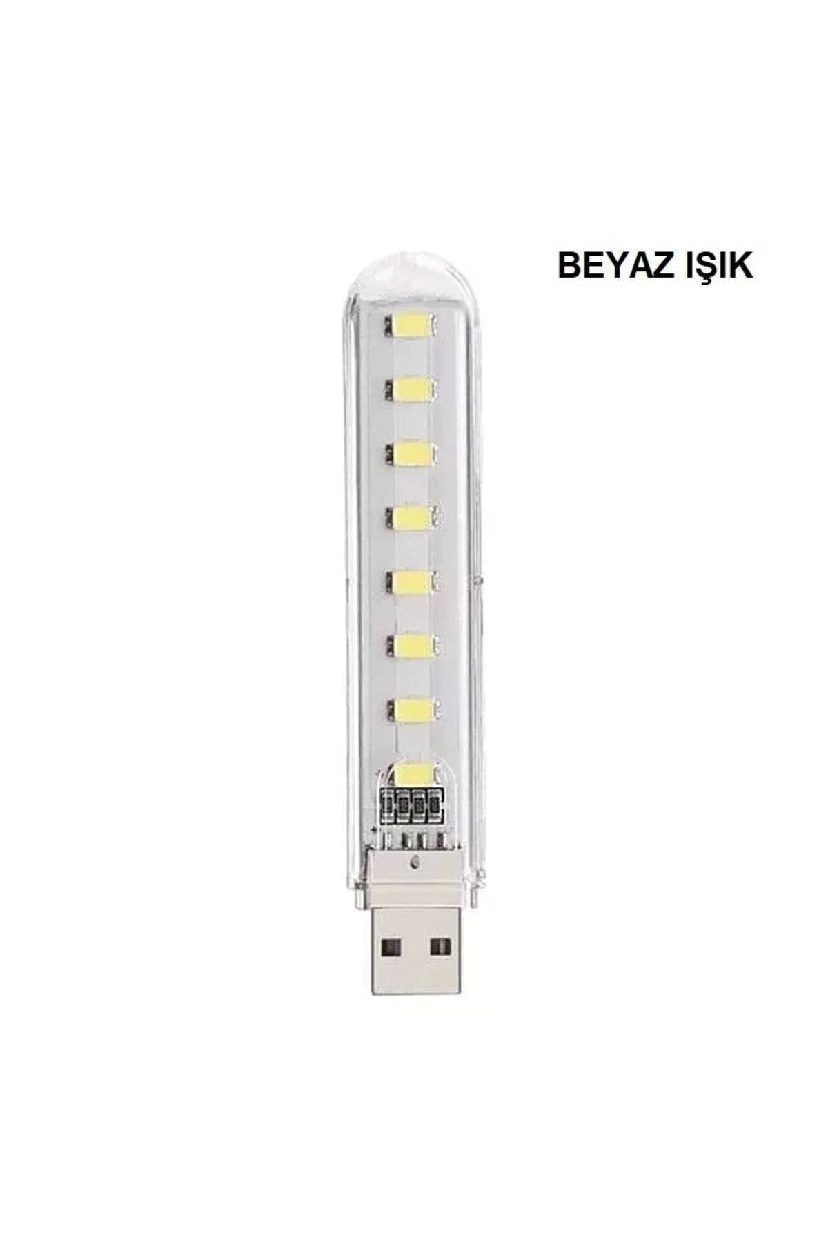 OEM Meltıs 8 Ledli Usb Led Stıck Aydınlatma (beyaz / Sarı)