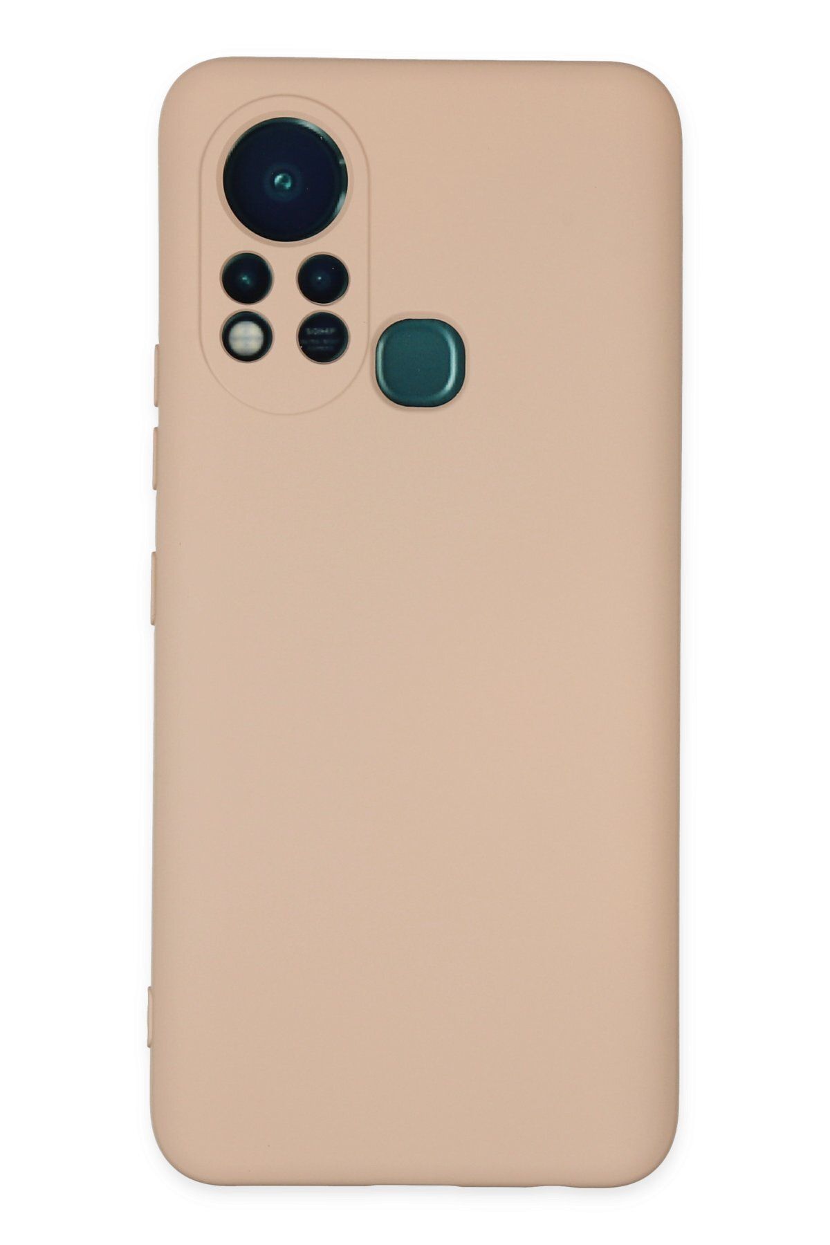 cepmoda İnfinix Hot 11S Uyumlu - Cpmd içi kadife Soft-Nano Doku Kapak/Kılıf - PUDRA