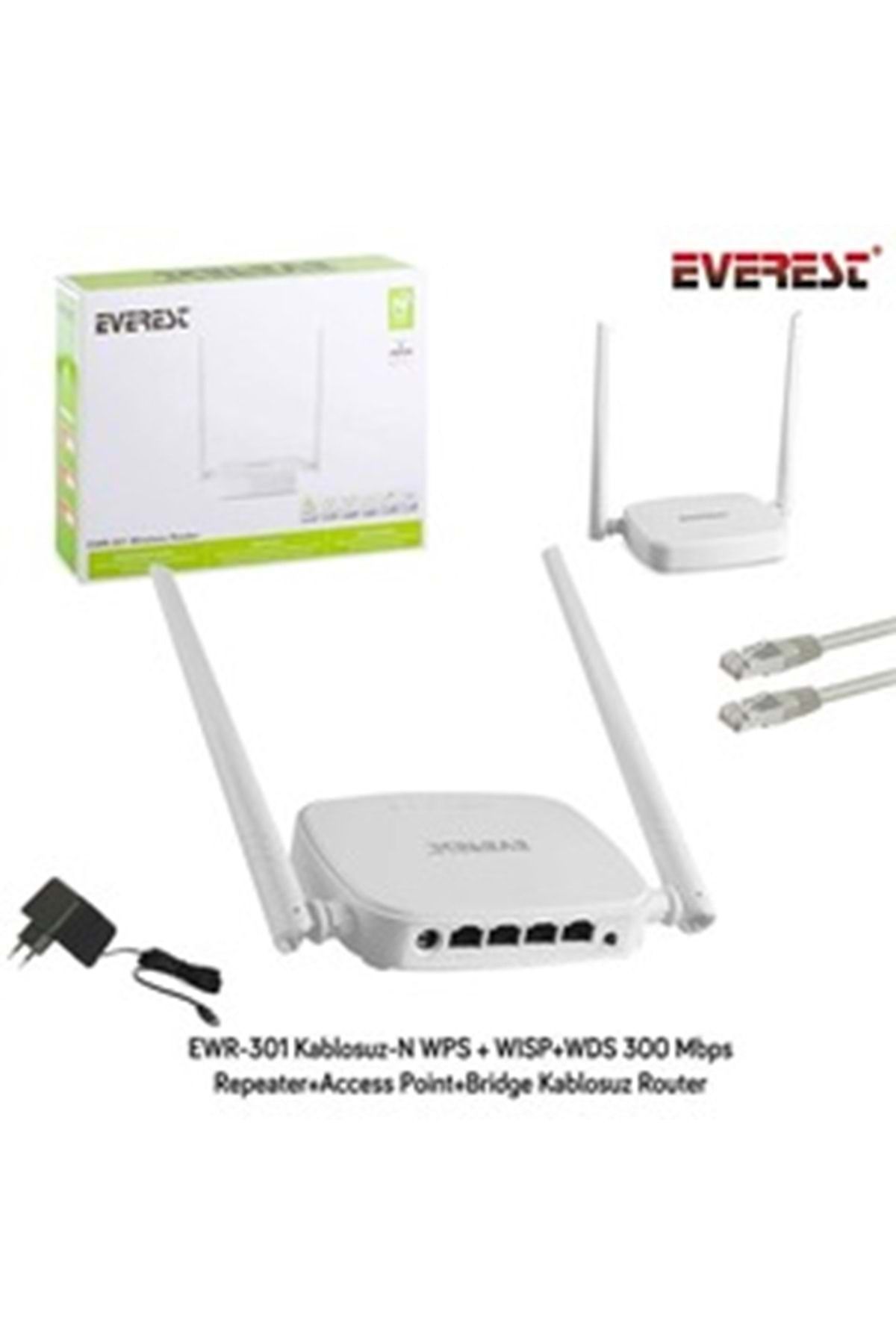 Everest Ewr-n301 300 Mbps 4 Port Router