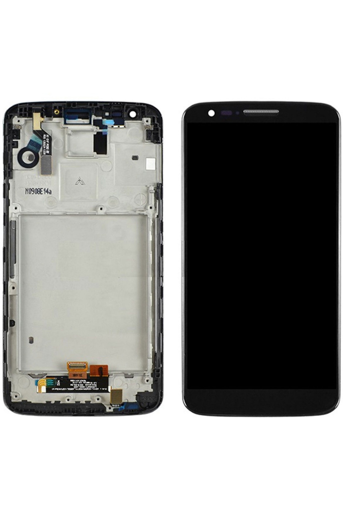 Teknonet-Lg G2 Compatible Lcd Touch Screen Slatted - Black 1