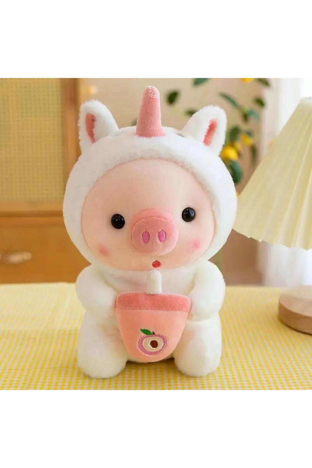 Zigver-Cute Pink Pig Plush Toy Doll Birthday Gift 25 cm 1