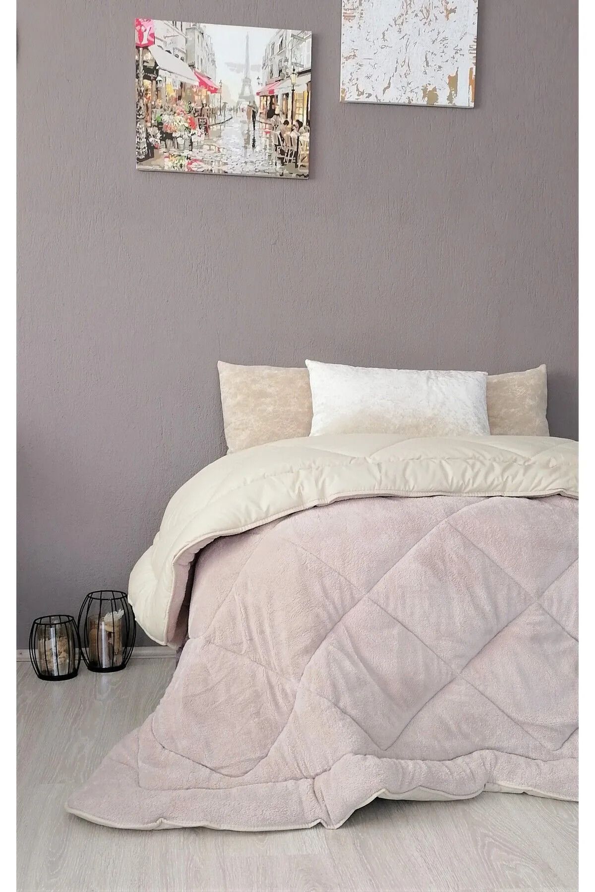 BELGER-Double Person Welsoft 100% Cotton Silicone Quilt |   Double Sided |    Woven Fabric 2