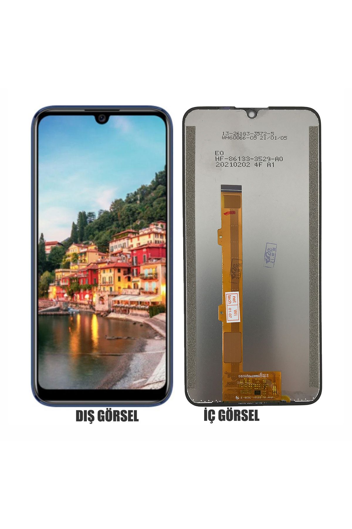 indirimplus Casper Via E4  Uyumlu LCD EKRAN +Dokunmatik (Siyah Renk İlanı)