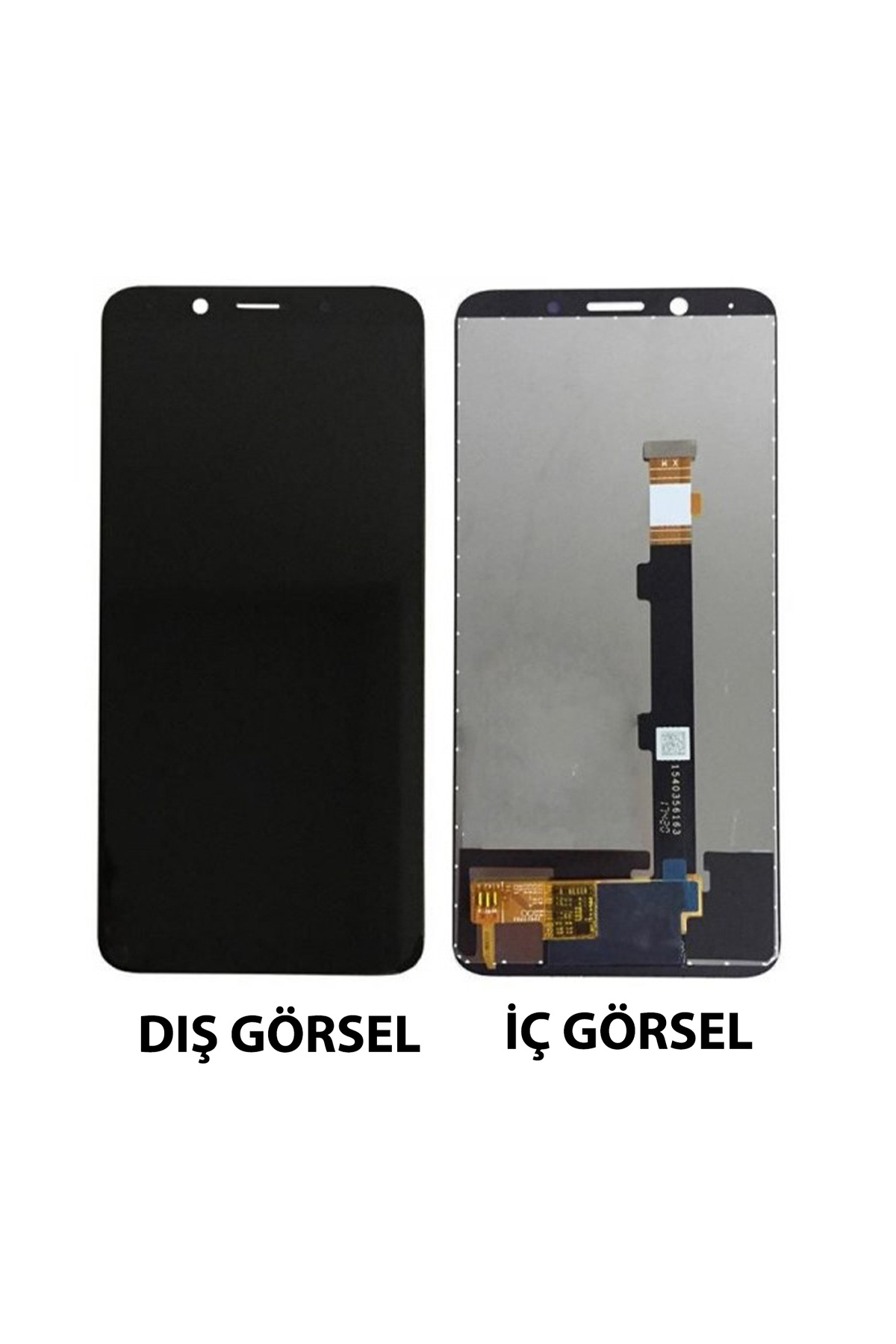 Teknonet-Oppo F5 Compatible Lcd Touch Screen - Black 1