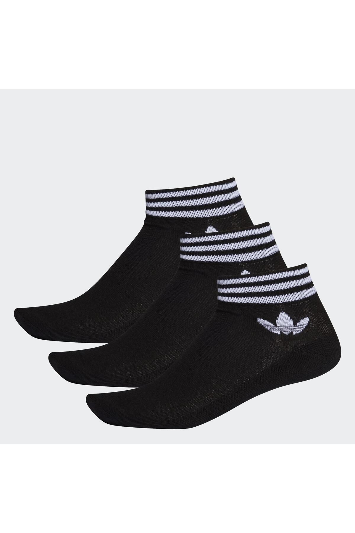 جوراب مچی آدیداس Trefoil | طراحی ساده و شیک | شامل ۳ جفت در هر بسته adidas