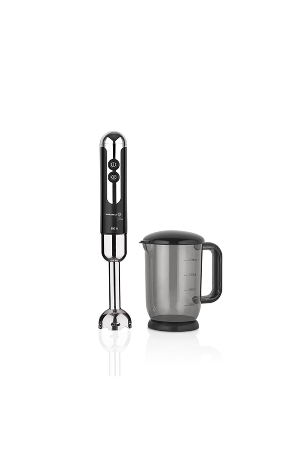 KORKMAZ A446-10 Mia Duo Blender Set Siyah/krom