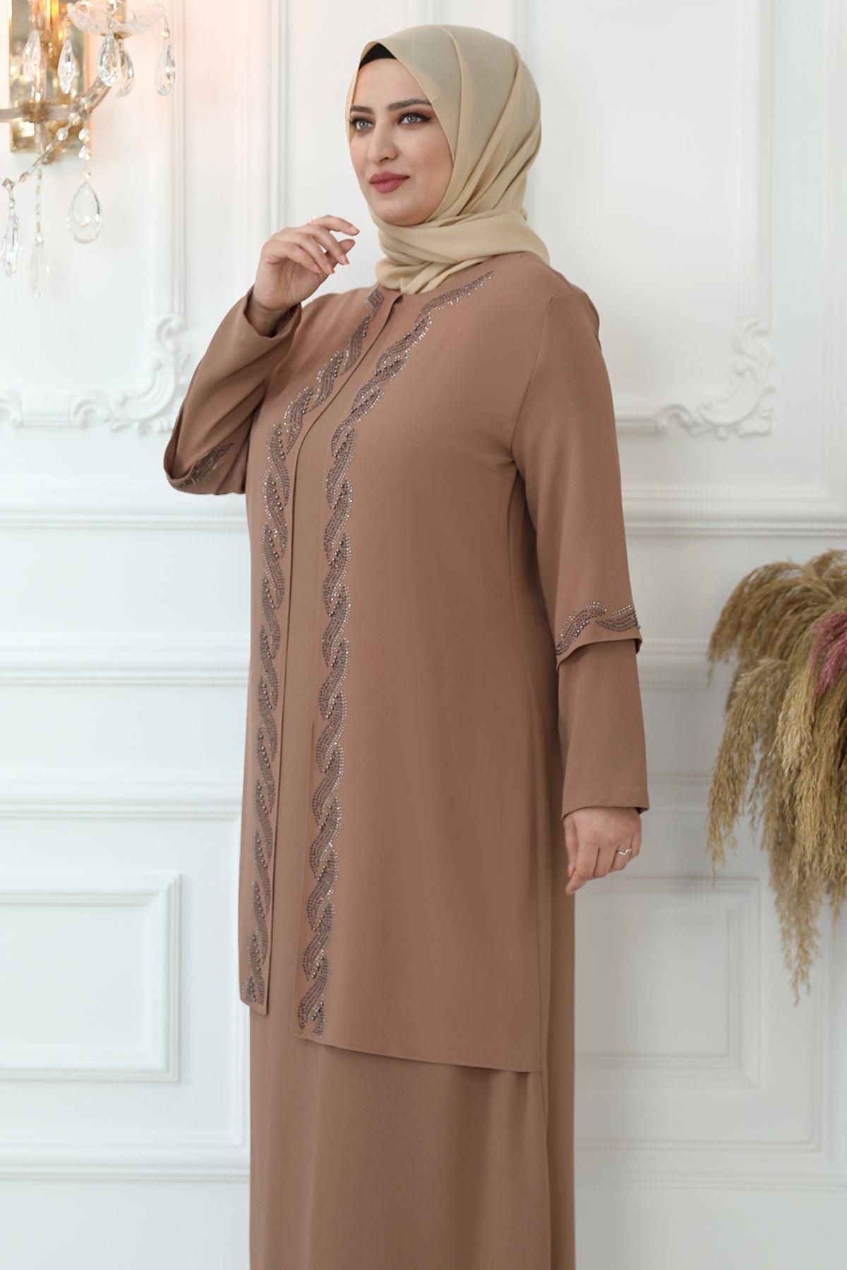 Amine Hüma-Rochie de seara din piatra de cristal nurca 2