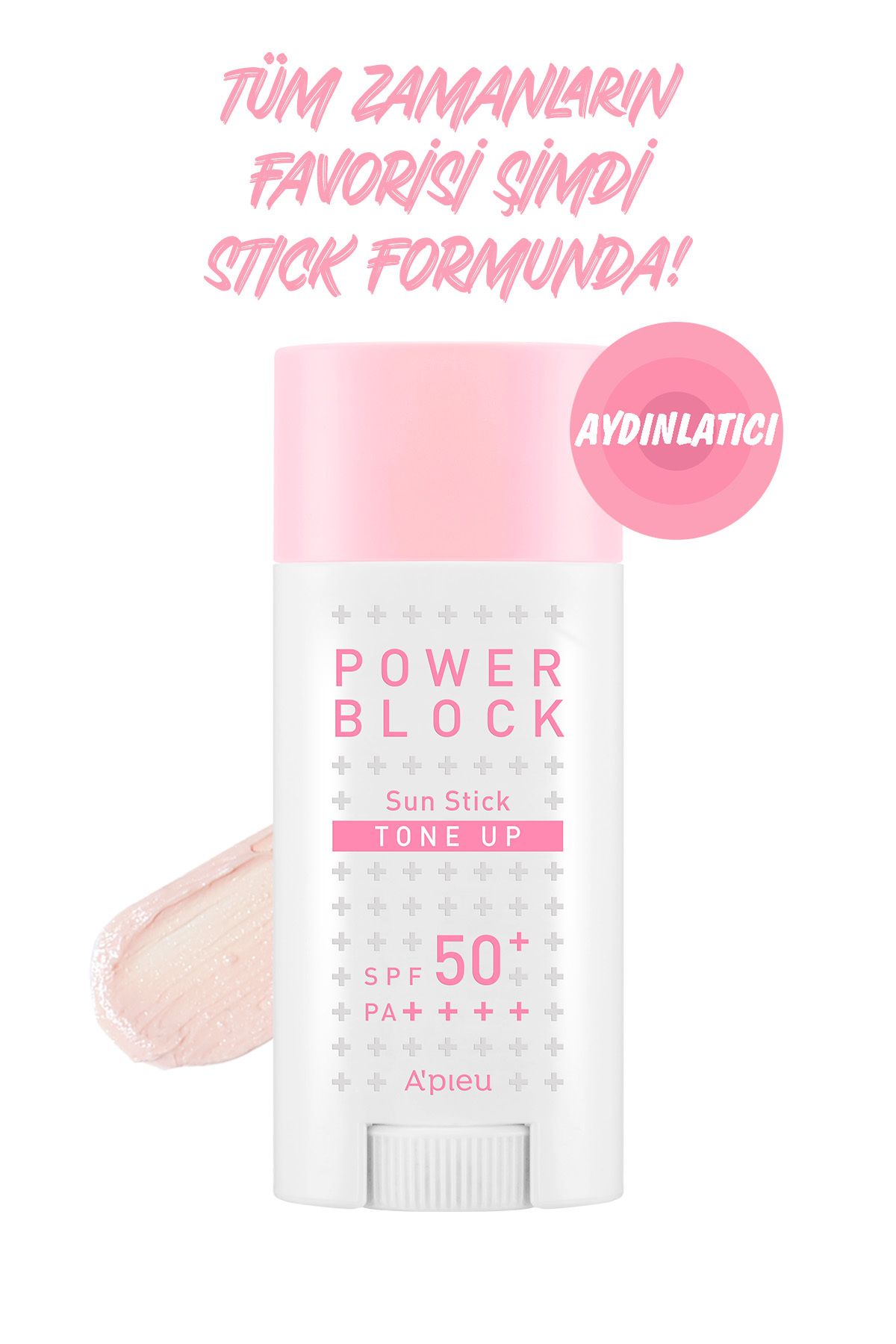 ضد آفتاب Missha Tone Equalizer Illuminator Stick A'PIEU Power Block Tone Up Sunstick SPF50+/Pa++++