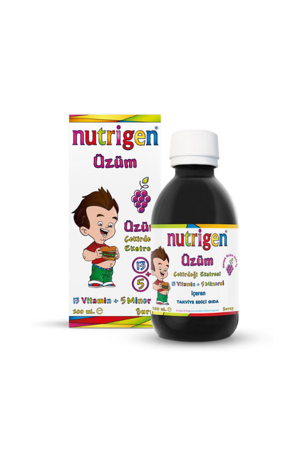 Nutrigen Üzüm Çekirdeği Ekstresi Vitamin-mineral Şurup 200 ml