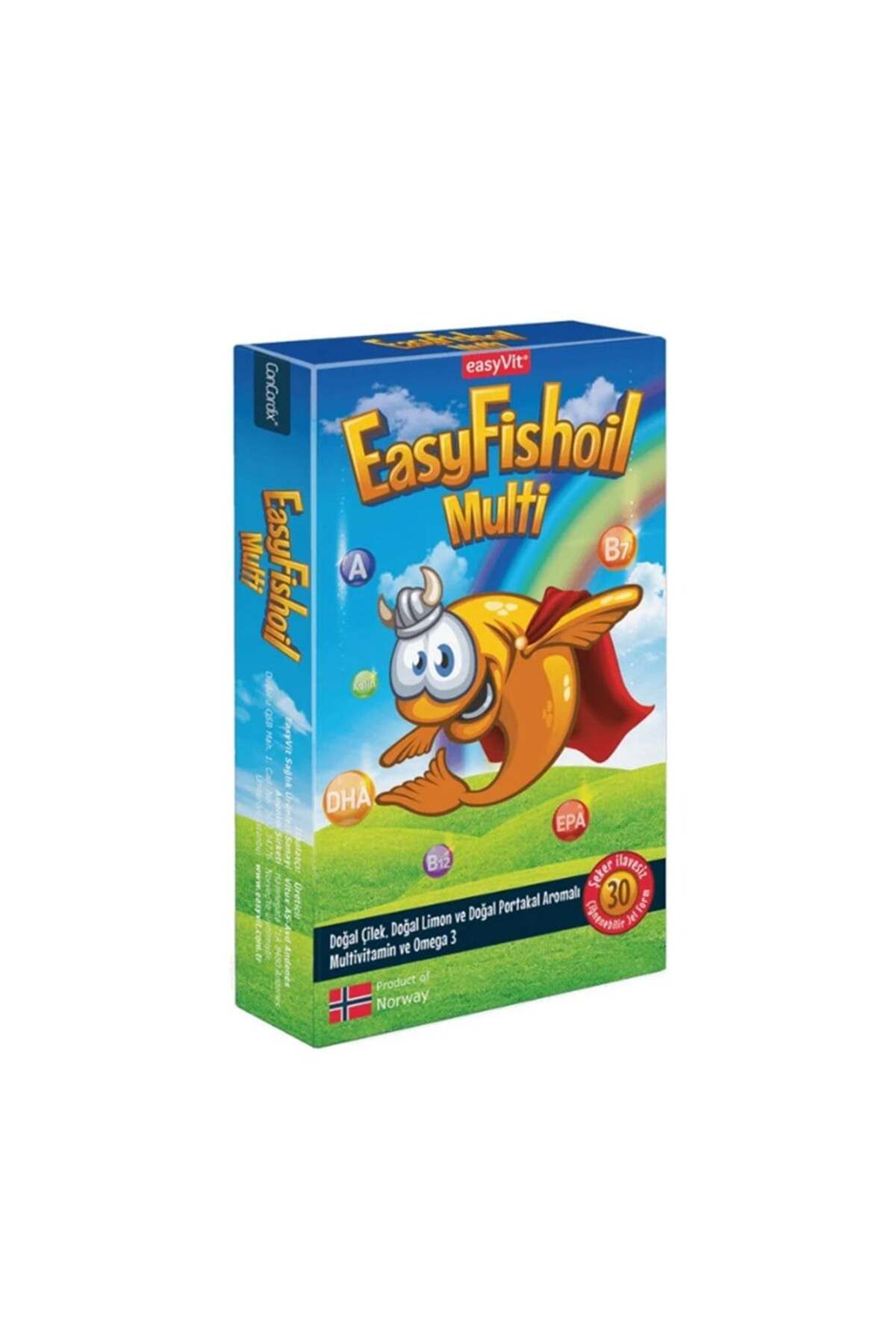 Easy Fishoil Easyfishoil Multi Balık Yağı Çiğnenebilir 30 Jel