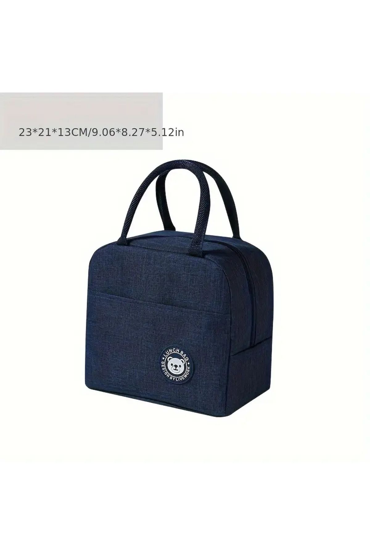 BGSignature-Waterproof Thermal Food & Lunch Bag - Insulated That Provides Warm & Cold Protection - Navy Blue 7