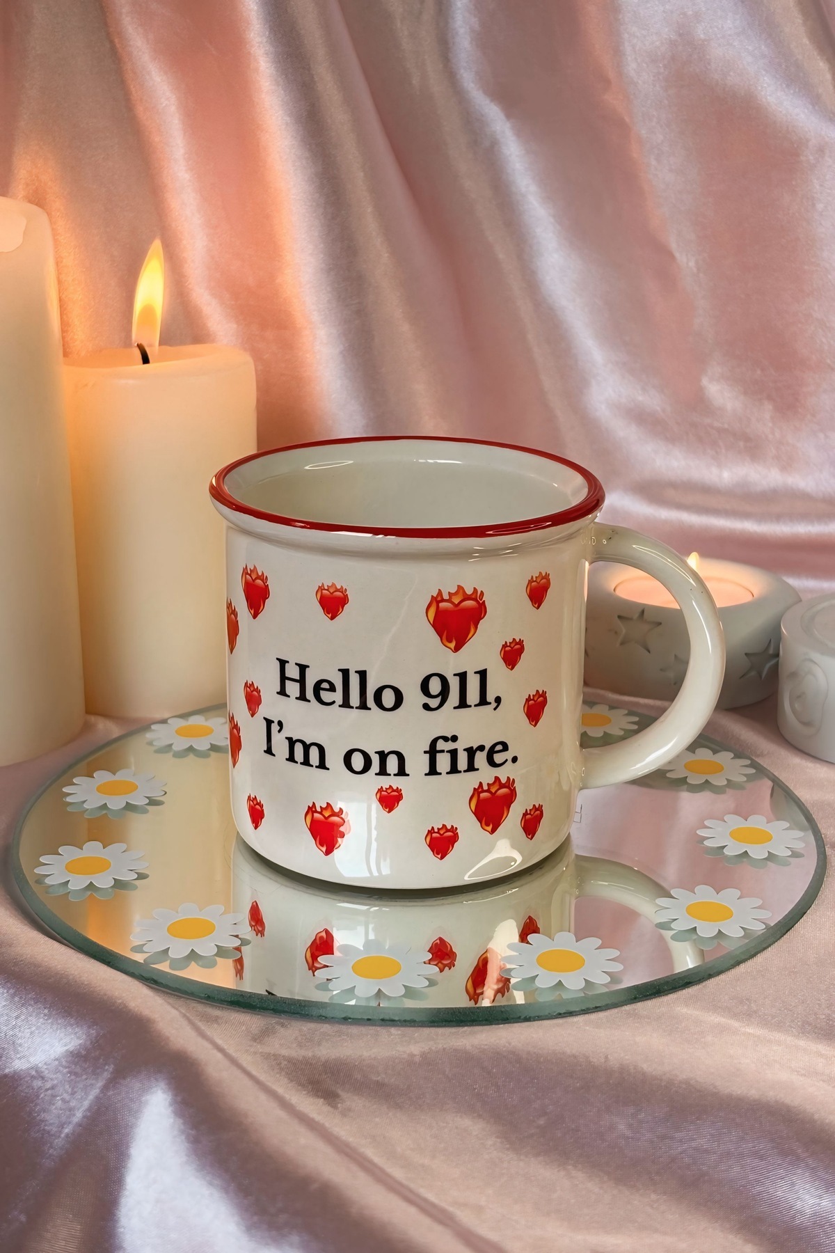 Cool Stuff-Hello 911, I Am on Fire Mug 4