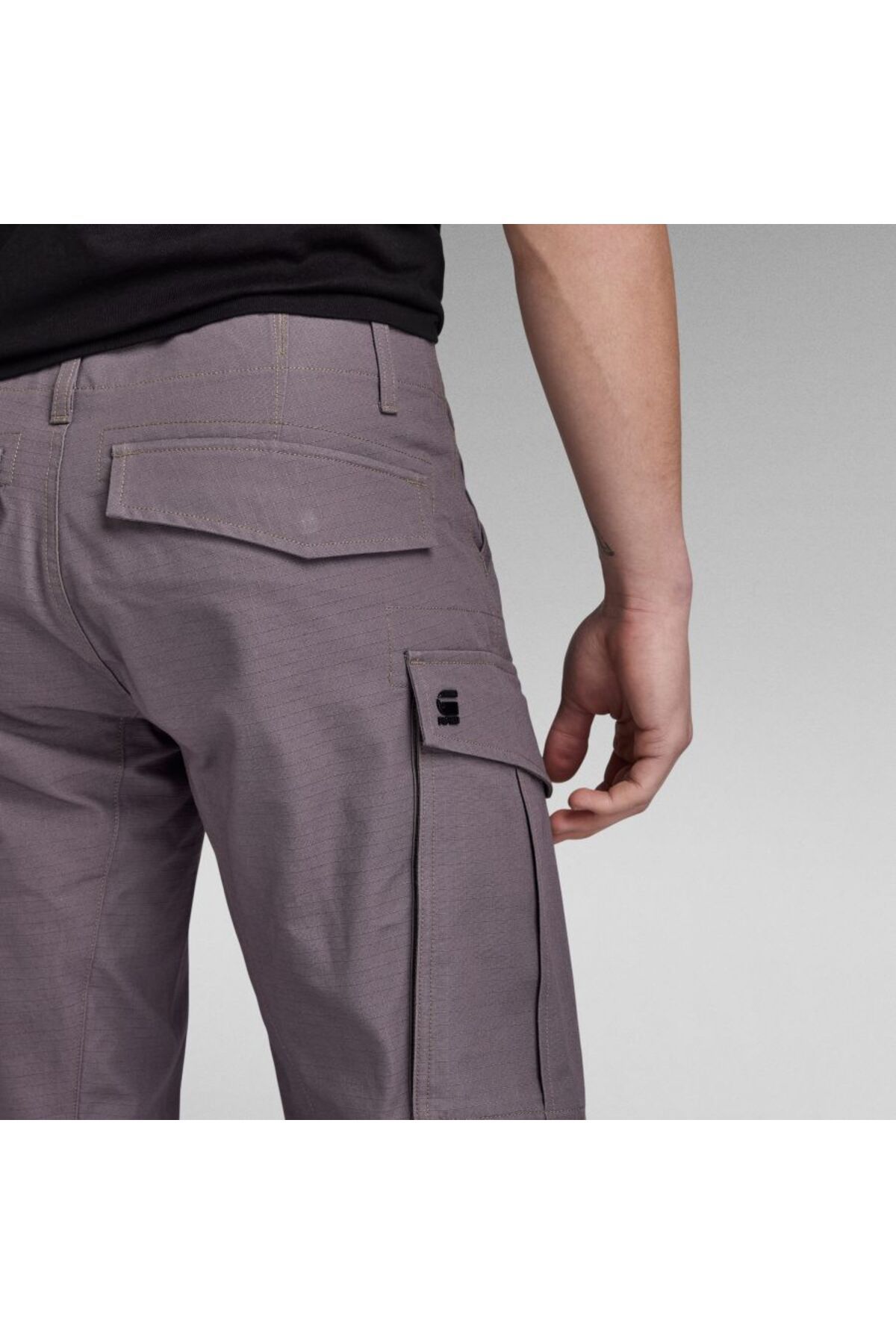 شلوار جین خاکستری مردانه G STAR RAW Rovic Zip 3D معمولی Tapered G-STAR RAW