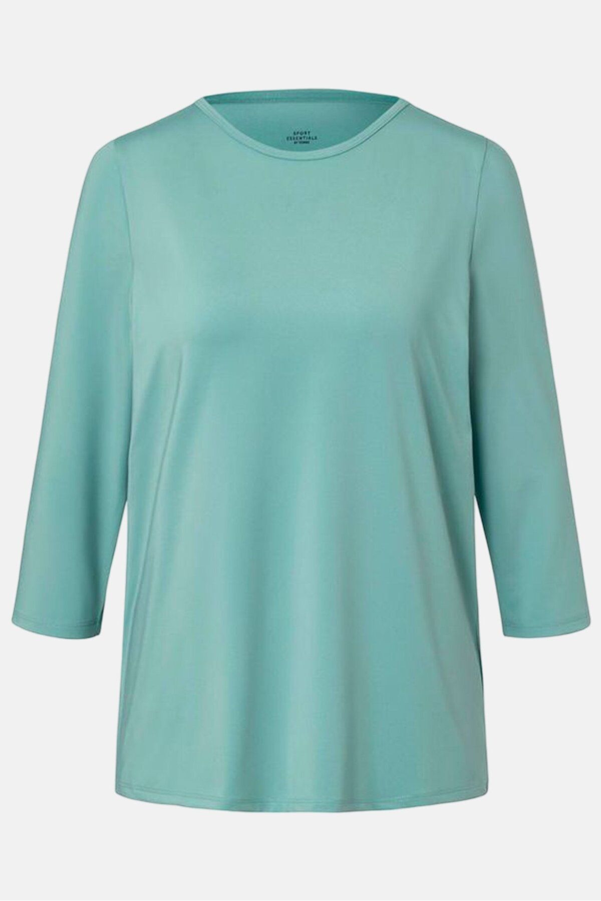 Tchibo-Women Regular Fit 3/4 Sleeves Functional Top, Mint Green 2