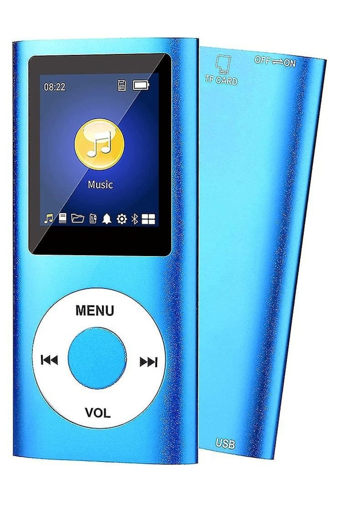 SIGHTZER METAL MP3 ÇALAR DİJİTAL EKRANLI MP4 PLAYER SES KAYIT FM RADYO 32GB HAFIZA KARTI HEDİYE