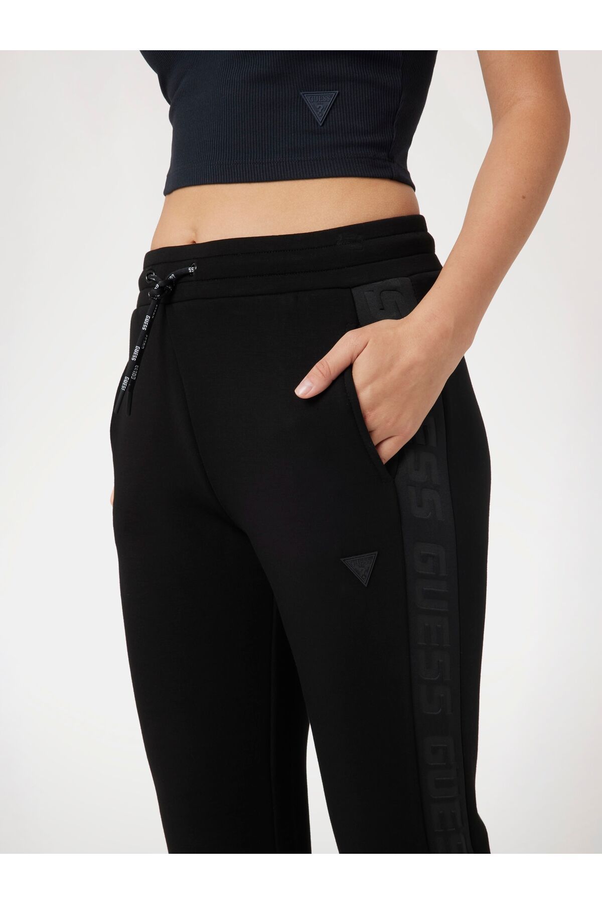 Guess-Women's Black Allie Jogger Sweatpants 4