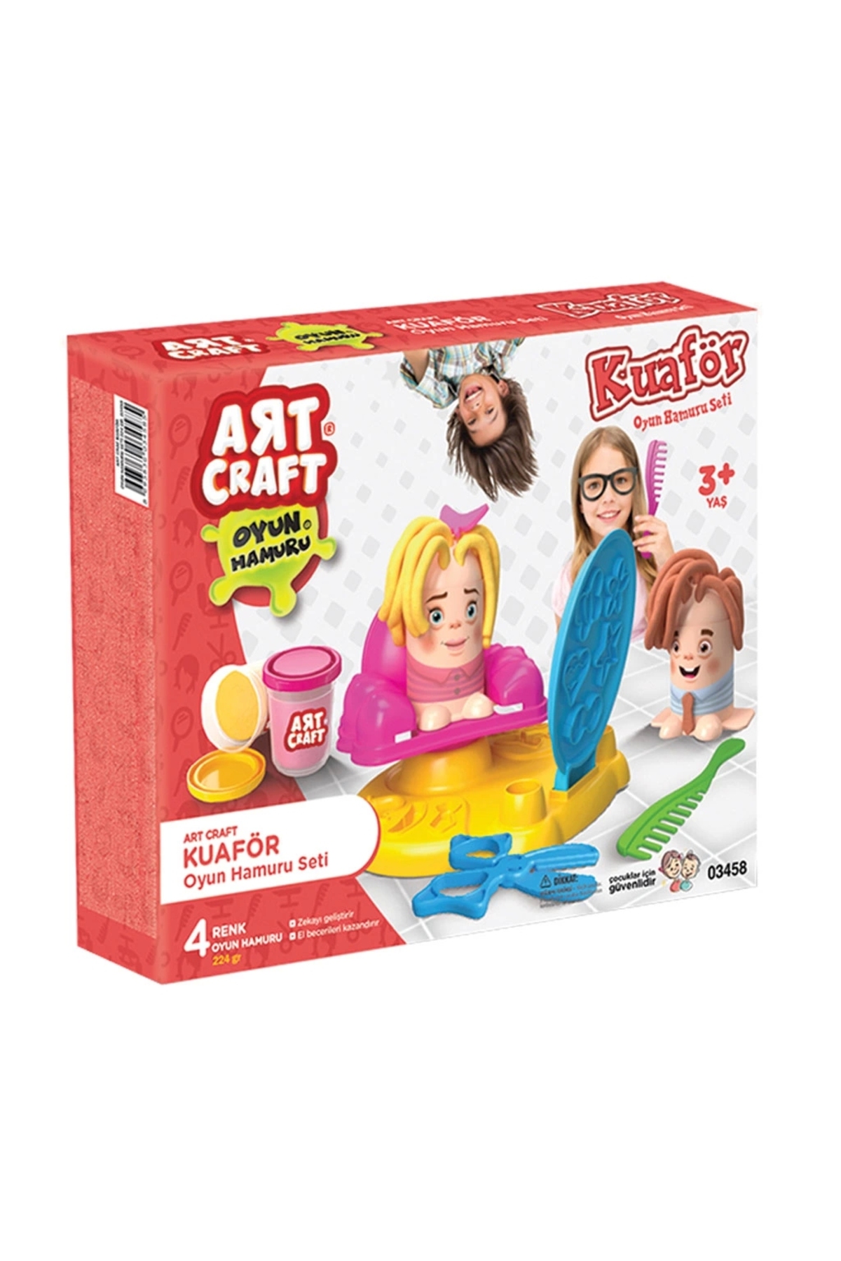 Genel Markalar Dede Kuaför Bebek Oyun Hamuru Seti +3 Yaş fotoğrafı 3 (önizleme)