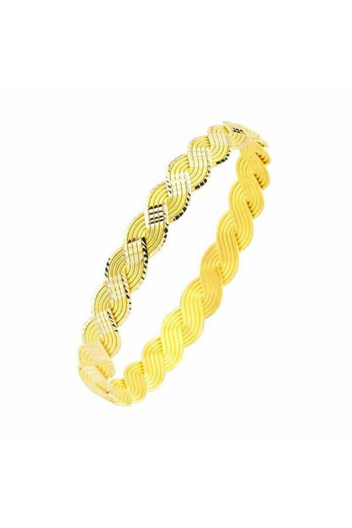 ALTINBEYI 22 Ayar 24 Gram Baklava Örgülü Altın Bilezik ABY22BZ062