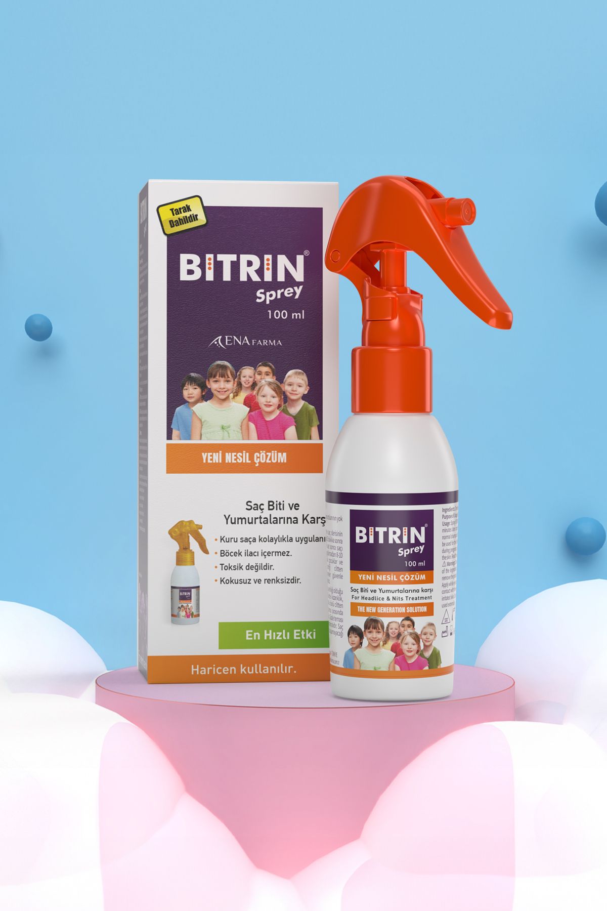 ENAFARMA BİTRİN Bit Spreyi 100 ml