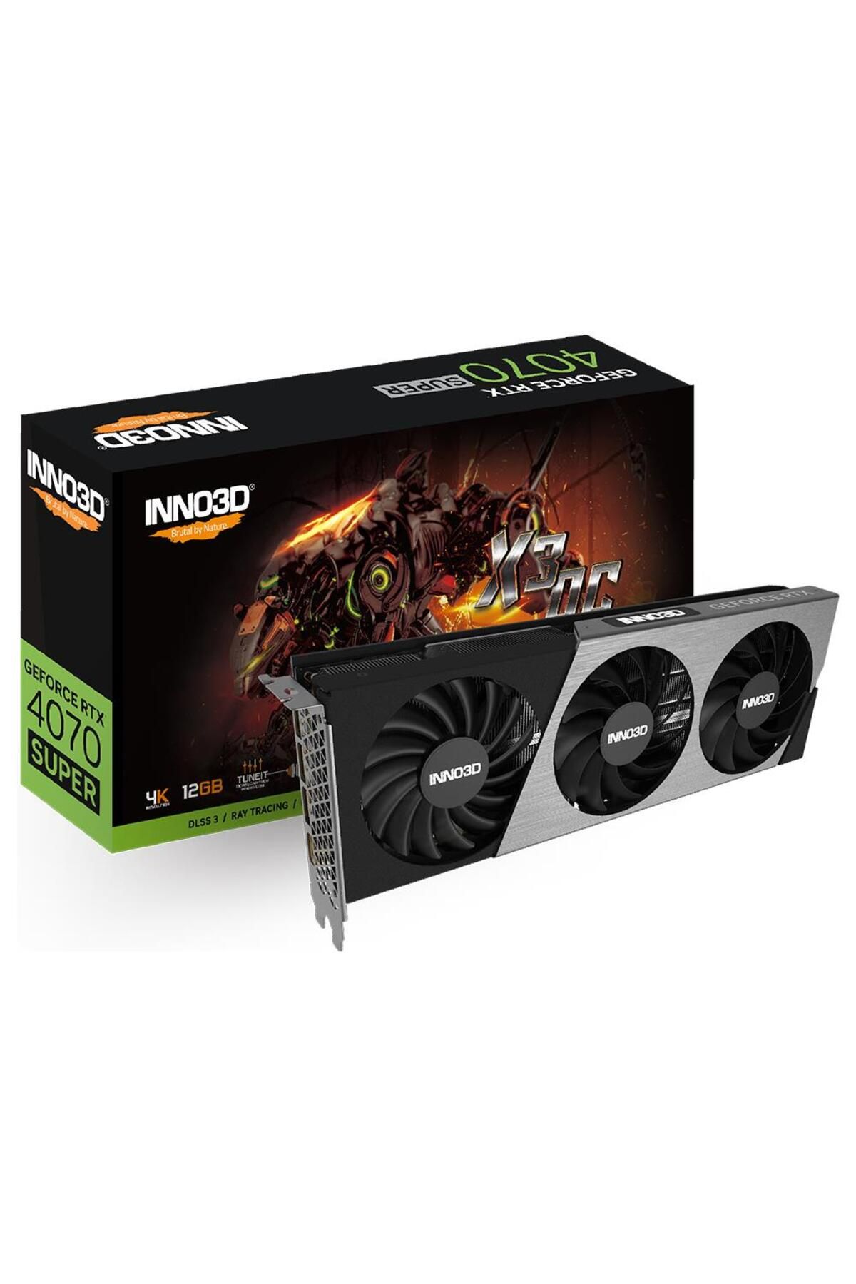 INNO3D Nvidia Geforce Rtx4070 Super X3 Oc 12gb 192bit Gddr6x Ekran Kartı (N407S3-126XX-186162L)