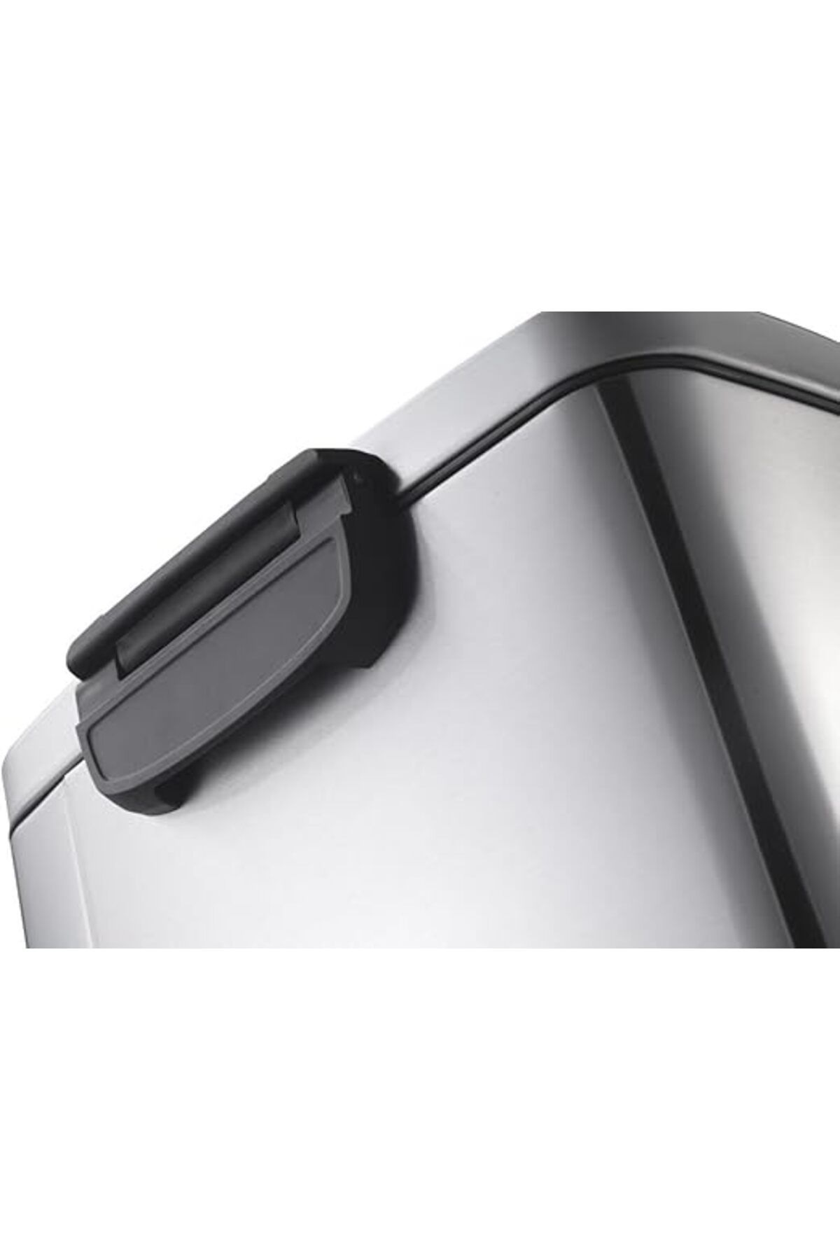 EKO-Della Stainless Steel Rectangular Step Waste Bin with Soft Close Lid, 6-Liter 4