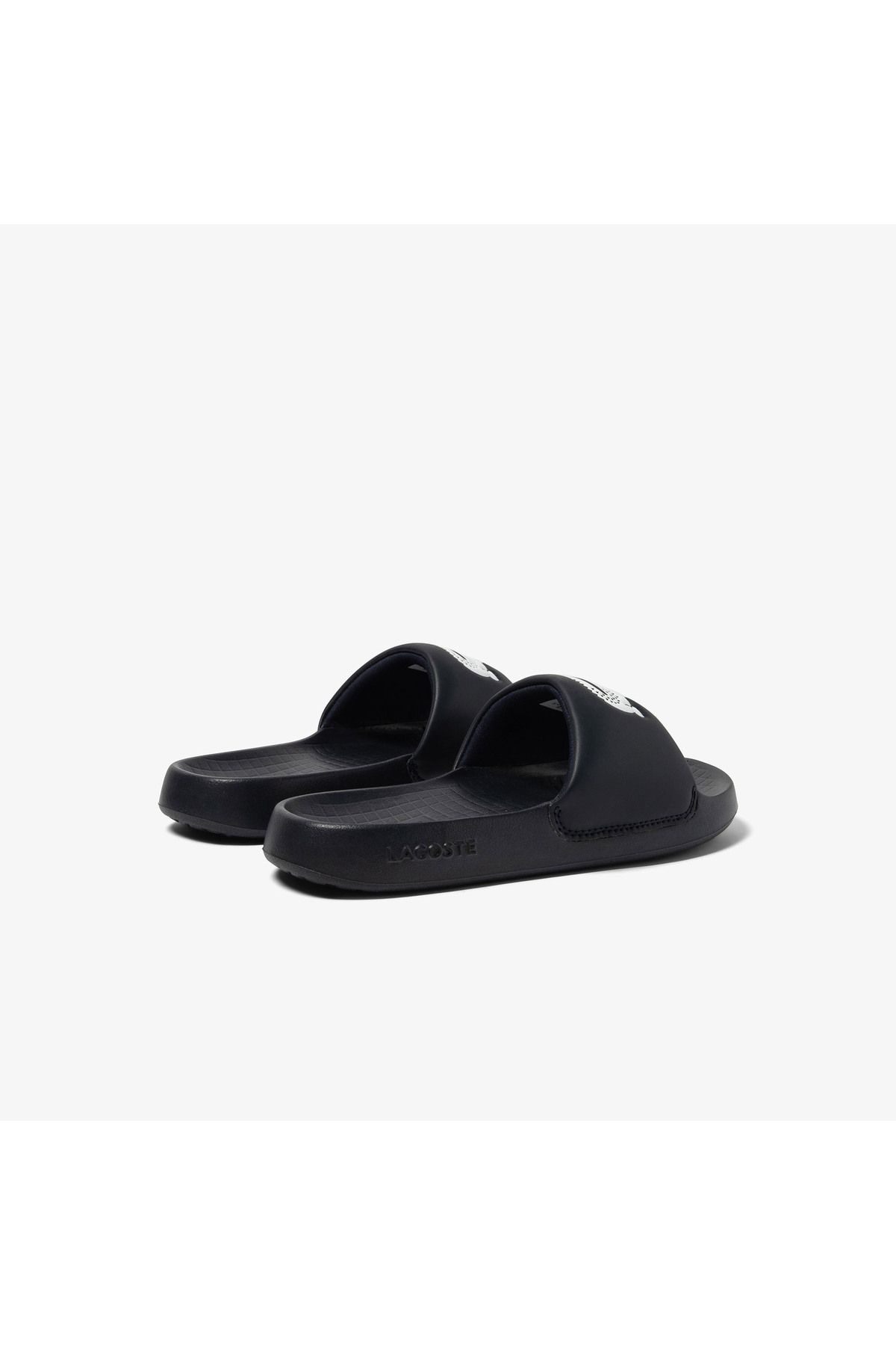 دمپایی مشکی مردانه Croco 1.0 سیاه اورجینال Lacoste