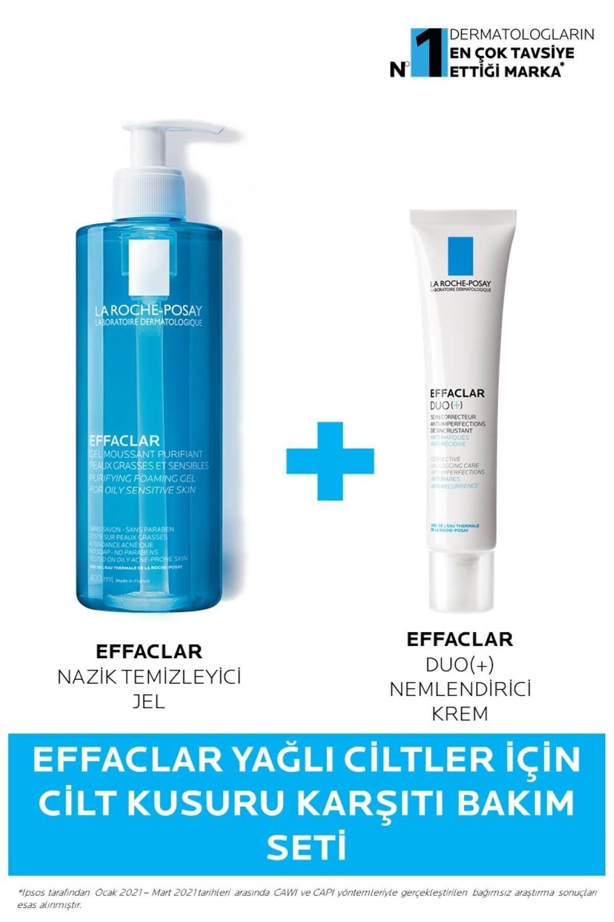 La Roche Posay Effaclar Yağlı Ciltler İçin Cilt Kusuru Karşıtı Bakım Seti GLB20200225012-1