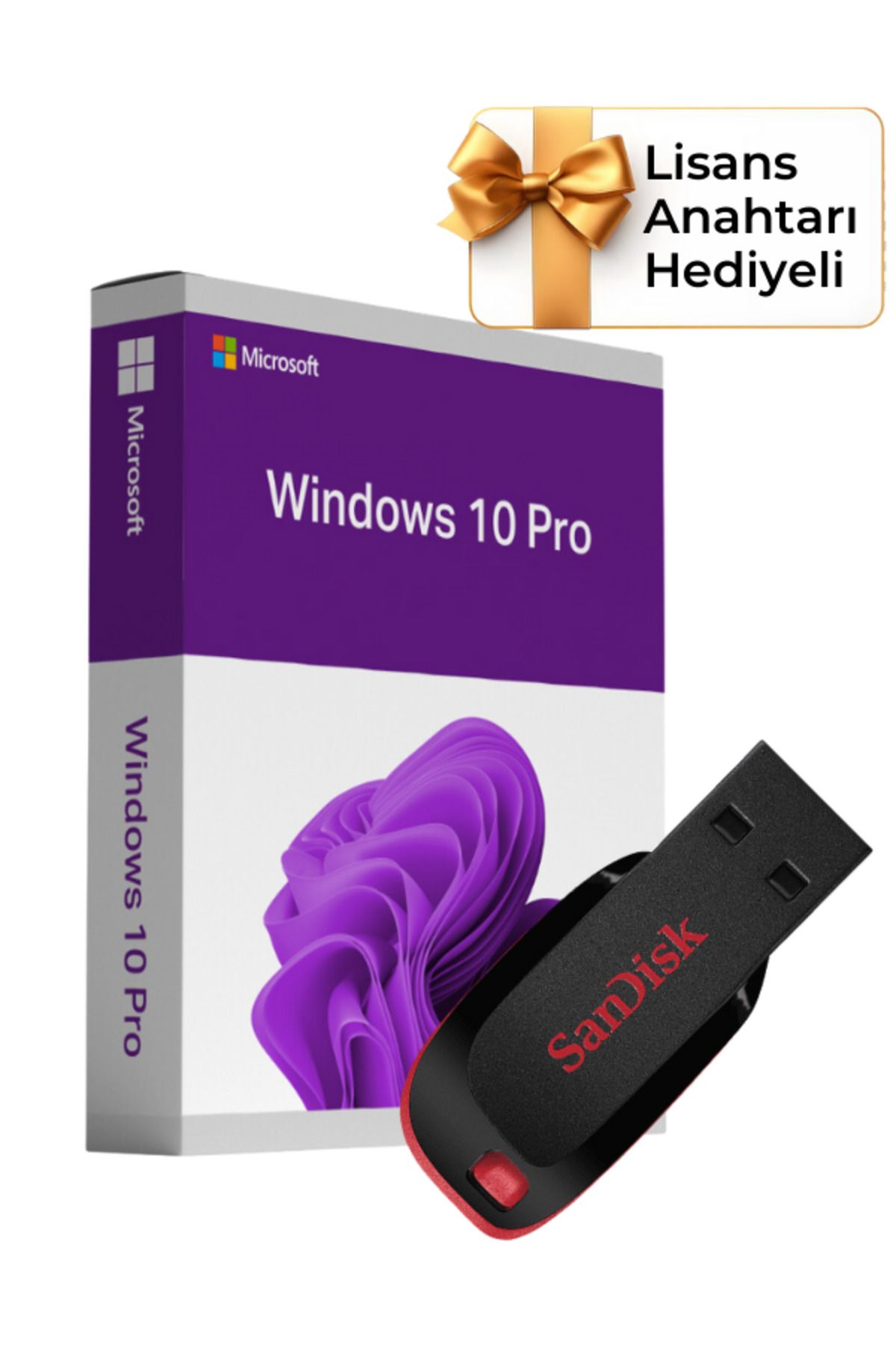 Kingston Windows 10 Kurulum Dosyalı USB Bellek 16GB (Lisans Anahtarı Hediyeli)