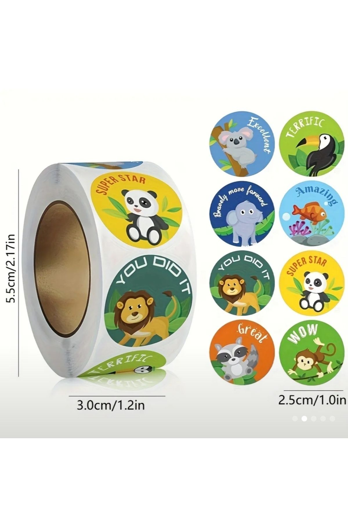 Sonic-Label Sticker for Cute Animals - Extraction Book Phone Forest Animals 4