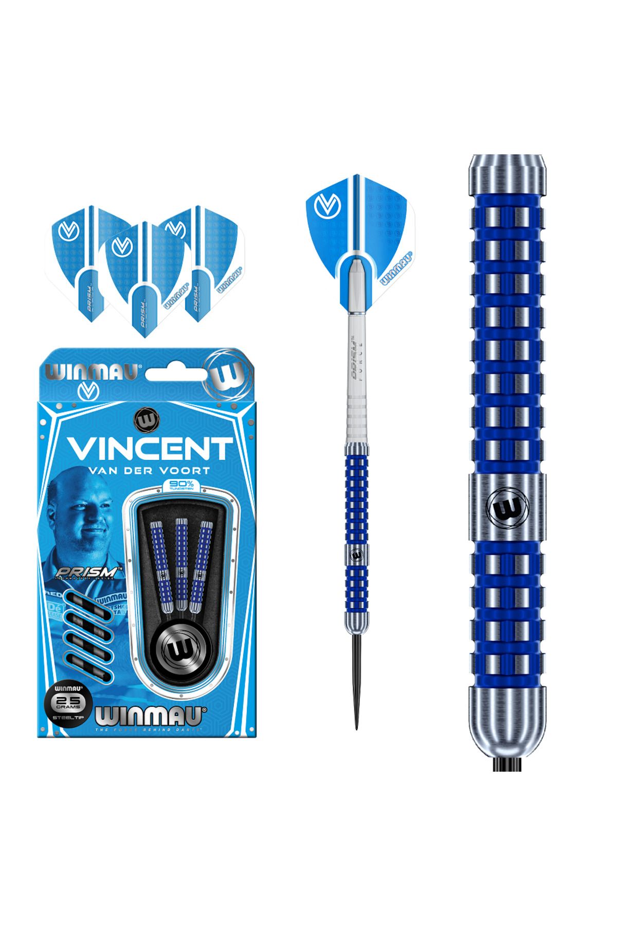 WINMAU Vincent Van Der Voort 25 gr Dart oku