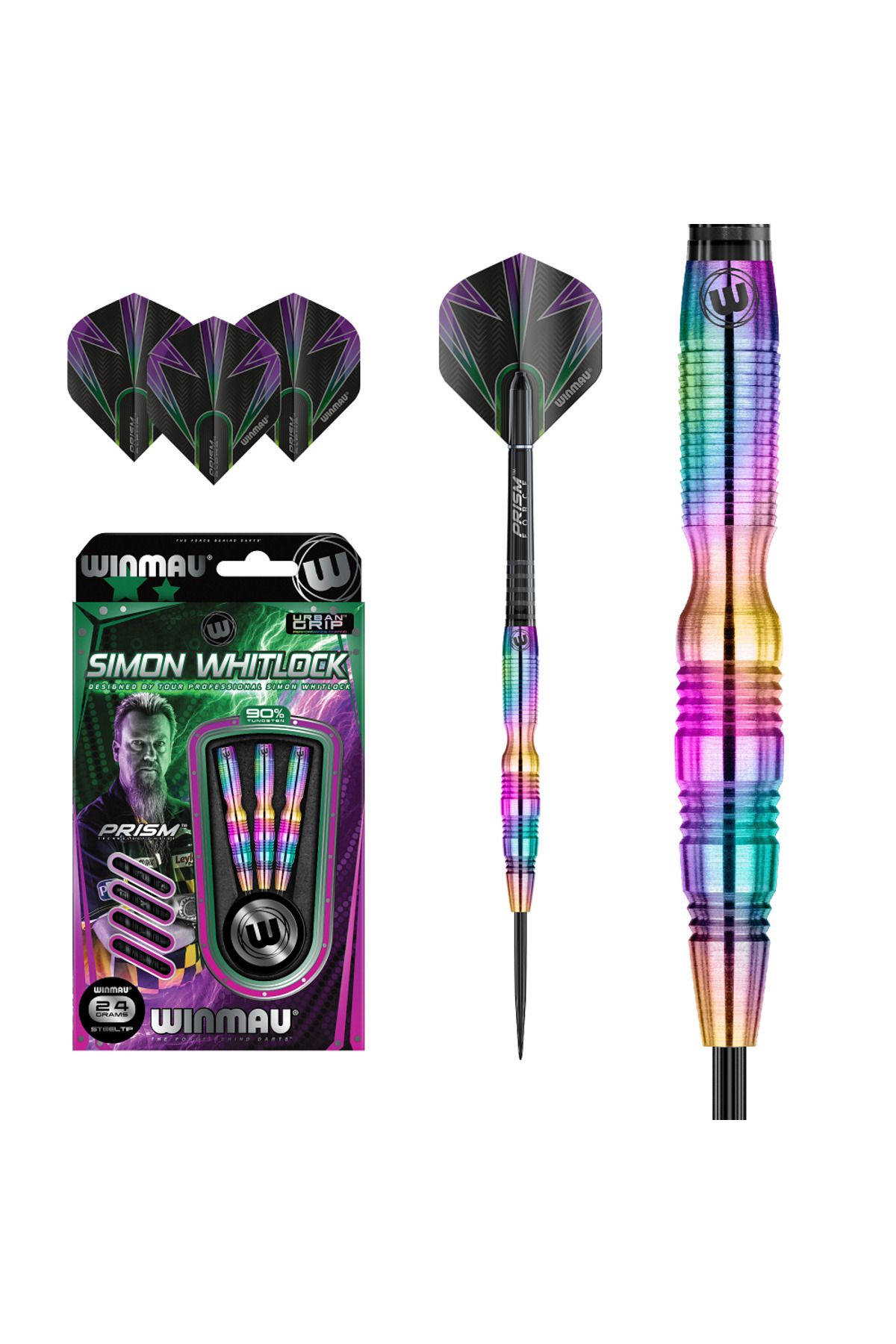 WINMAU Simon Whitlock with Urban Grip 24 gr Dart Oku