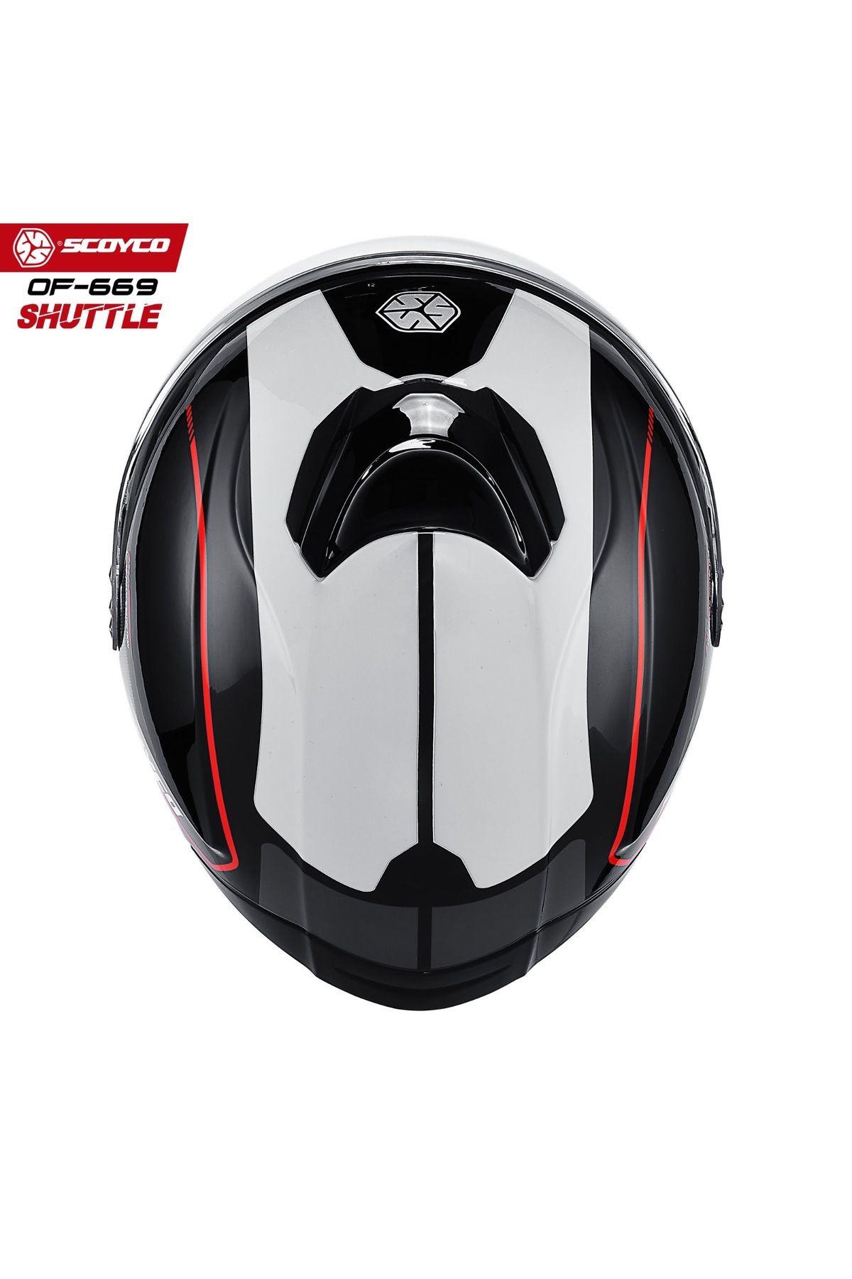 Scoyco-Of669 Half Open Glass (Chinless) - Motorcycle Helmet with Sun Visor (Goggles) (Dot-Ce) Shuttle 6