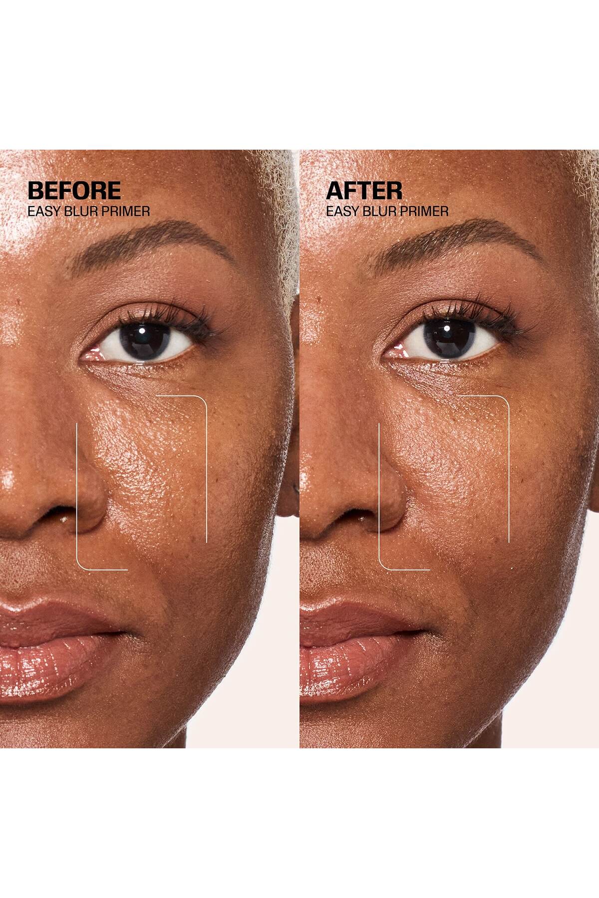 Easy Blur Silicone-Free Smoothing Primer - Silikonsuz Makyaj Bazı — صورتی HUDABAZZ — تصویر 3 از 5