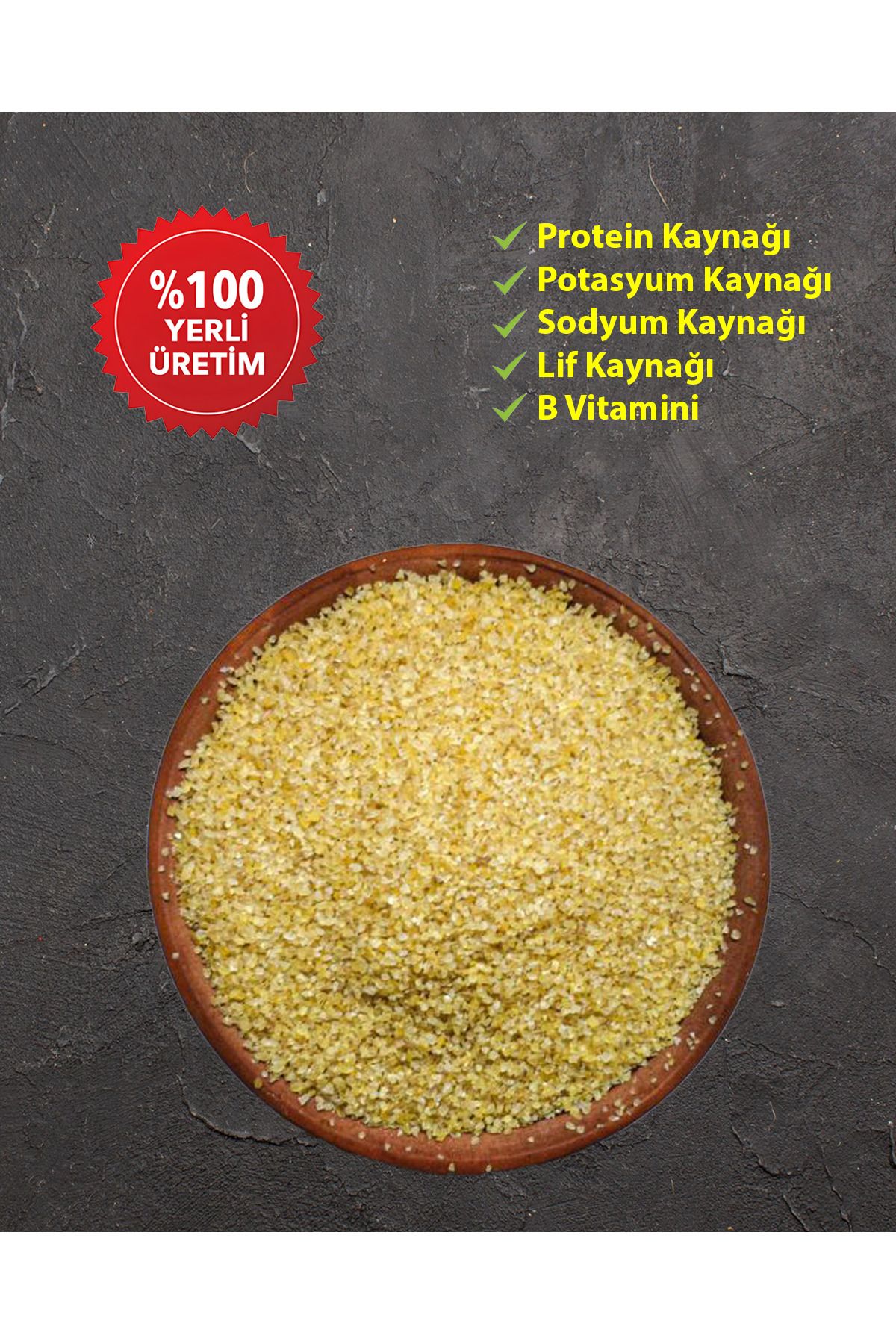 Galip Bakliyat Esmer Köftelik Bulgur 5 Kg