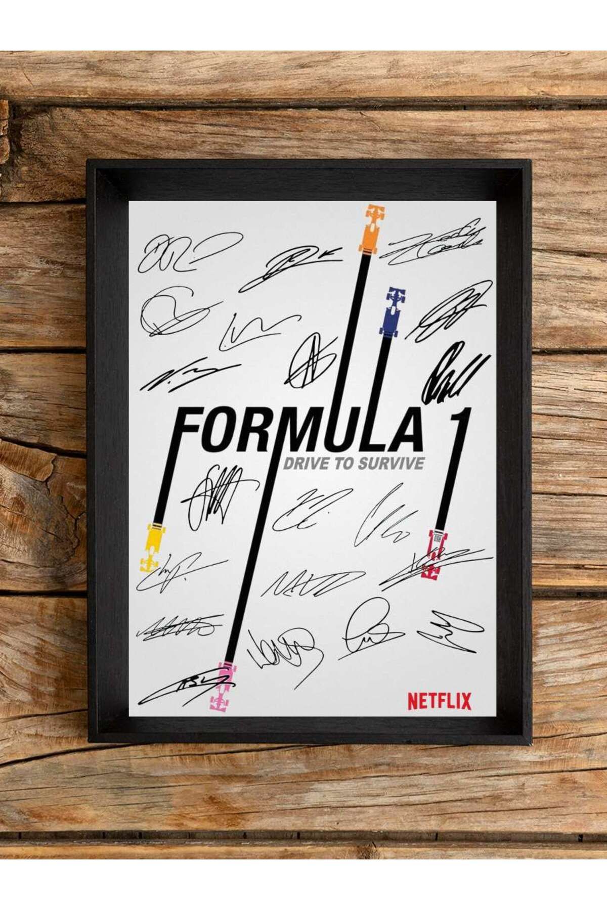 Mudi Store-Formula 1: Drive to Survive Sequence Poster Unframed High Quality Sequence Banner Wall Poster 3