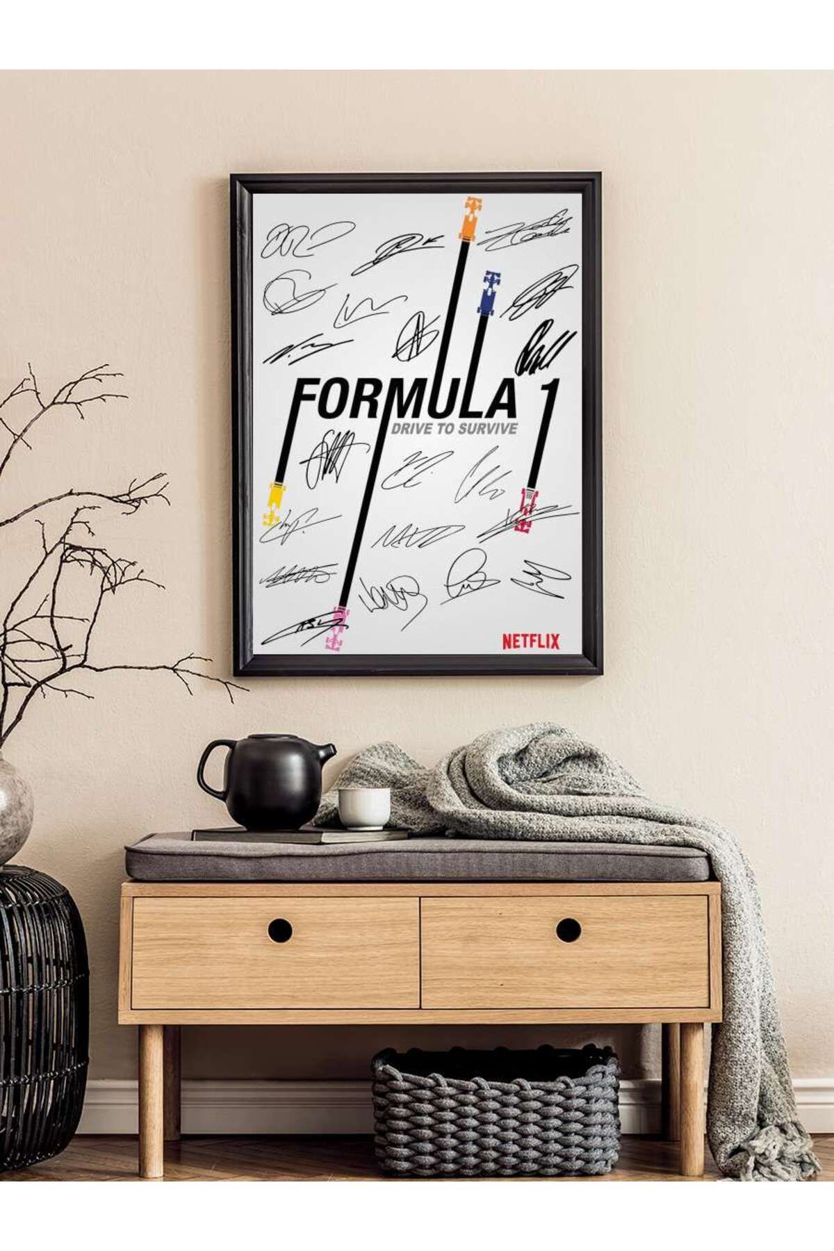 Mudi Store-Formula 1: Drive to Survive Sequence Poster Unframed High Quality Sequence Banner Wall Poster 2
