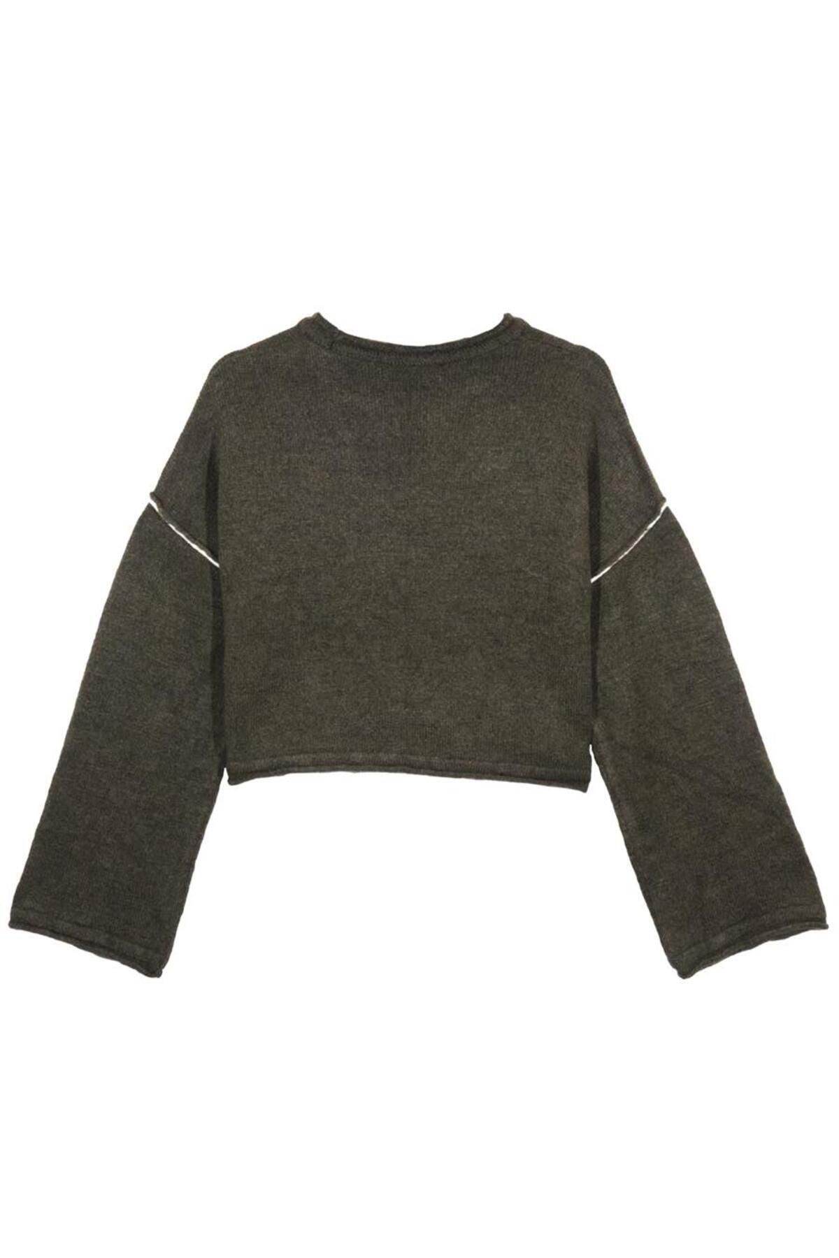 SHERIN-Khaki Basic Knitwear Sweater 8