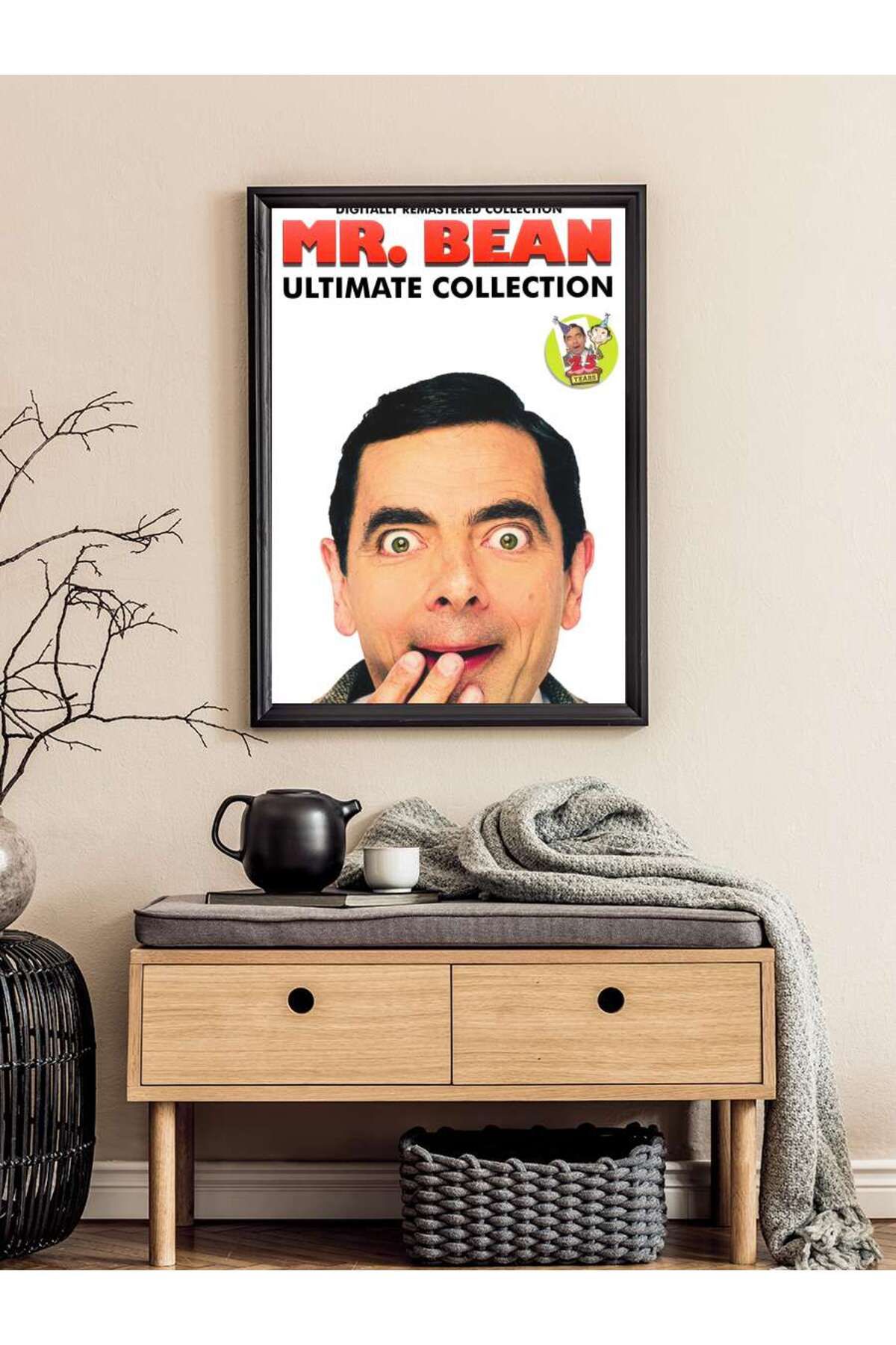 Mudi Store-Mr. Bean String Poster Unframed High Quality String Banner Wall Poster 2