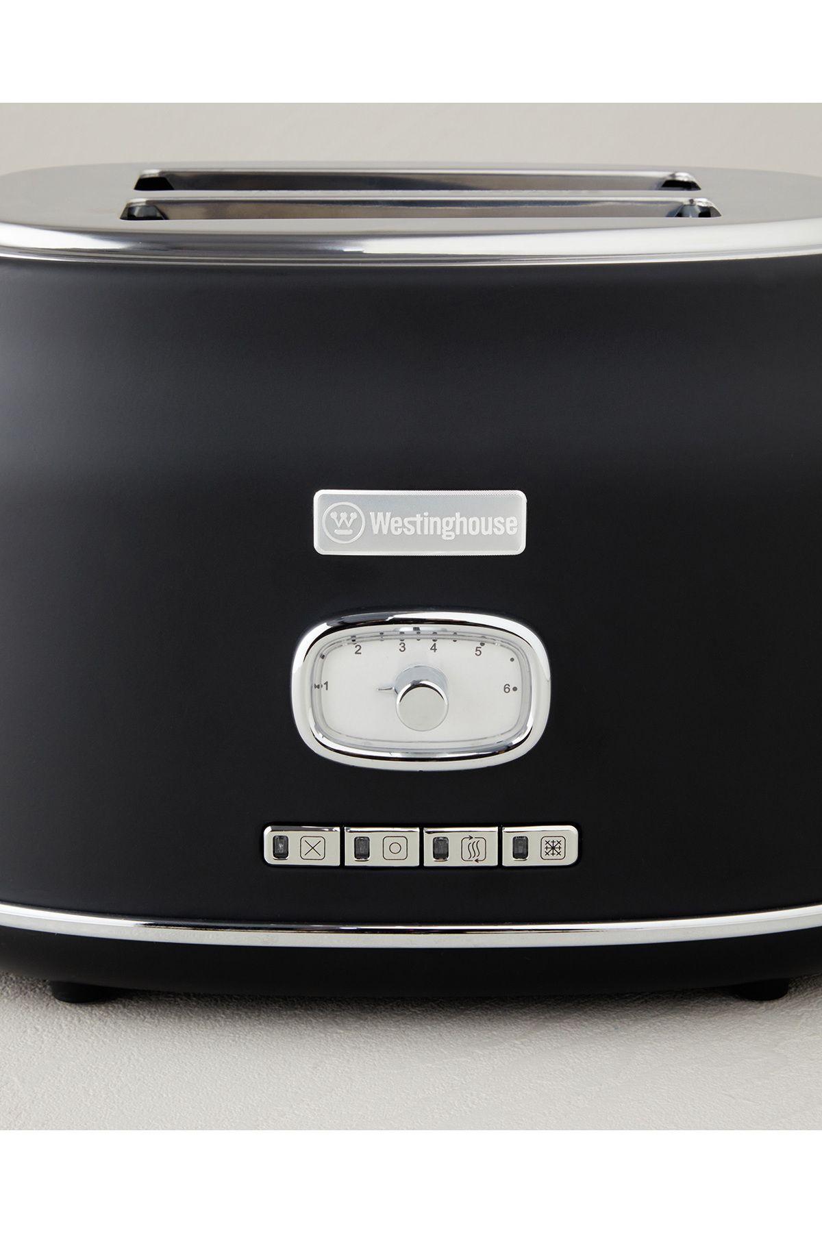 Westinghouse-Toaster - Retro Series 2 Slice Toaster Black 4