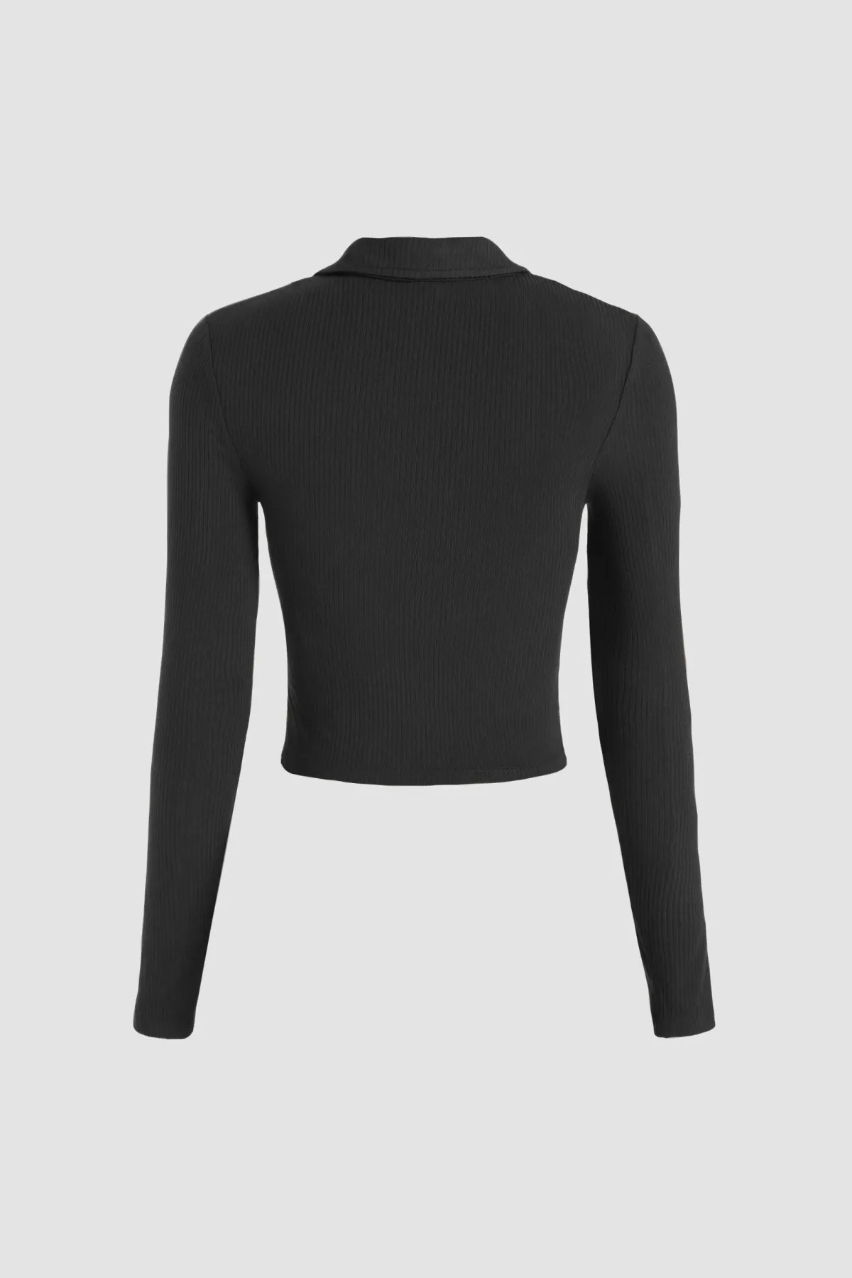 Hiccup-V-Neck Basic Top 2