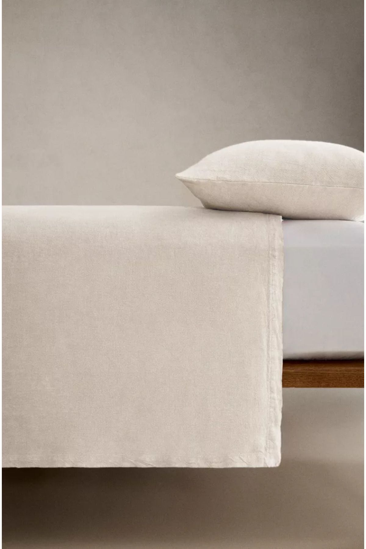 Zara-أغطية سرير من الكتان المغسول (330 × 330 سم) 3