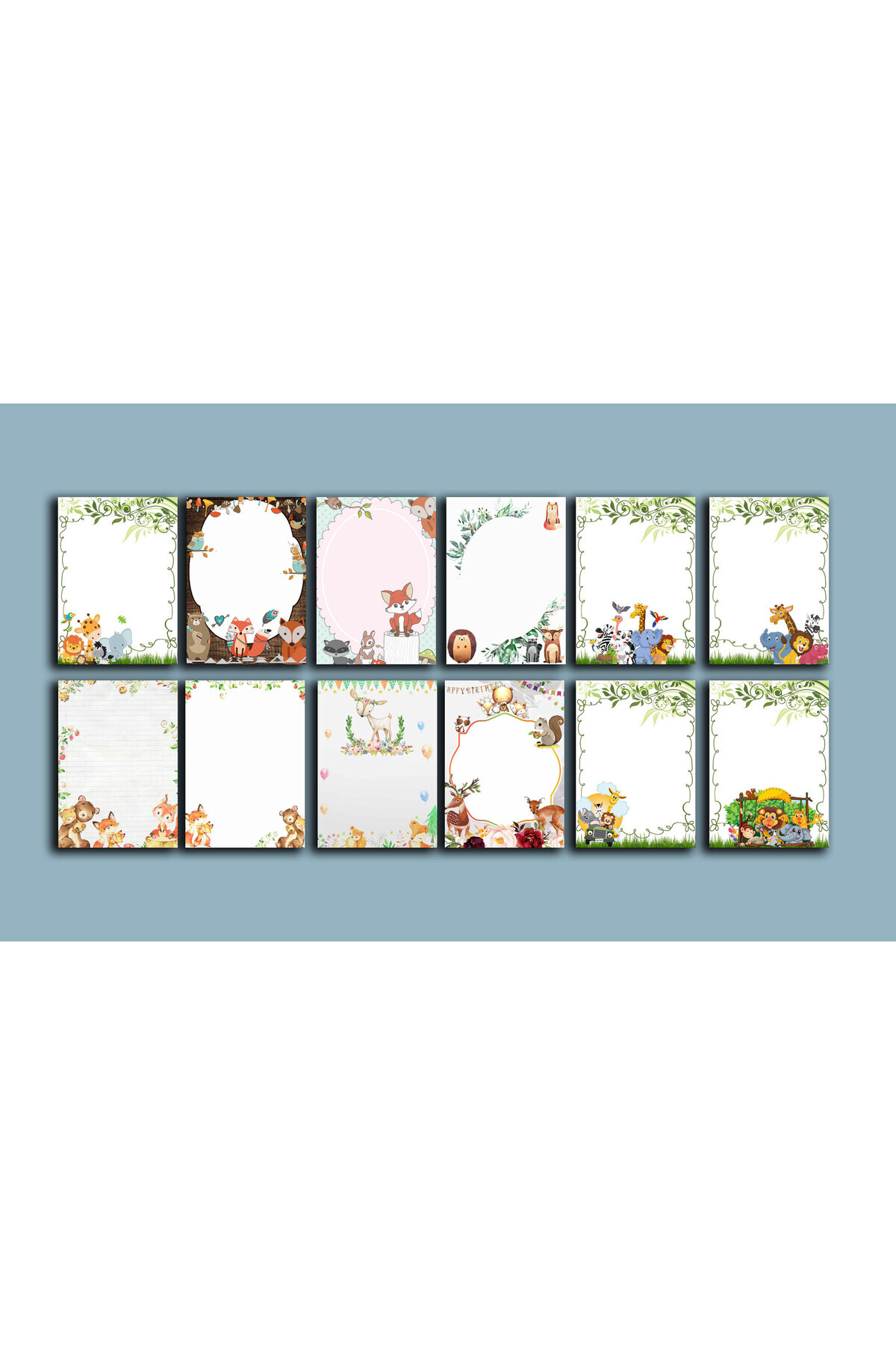 TELLGRAF Mektup Kağıdı (A5- 15x21 Cm- 12 Adet)