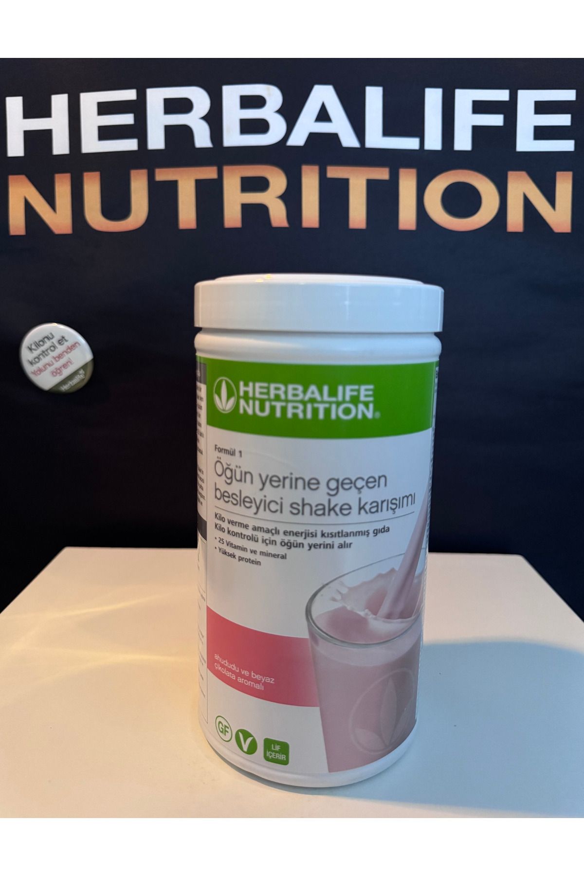 Herbalife Besleyici Shake Karışımı Ahududu ve Beyaz Çikolata Aromalı 550 gr