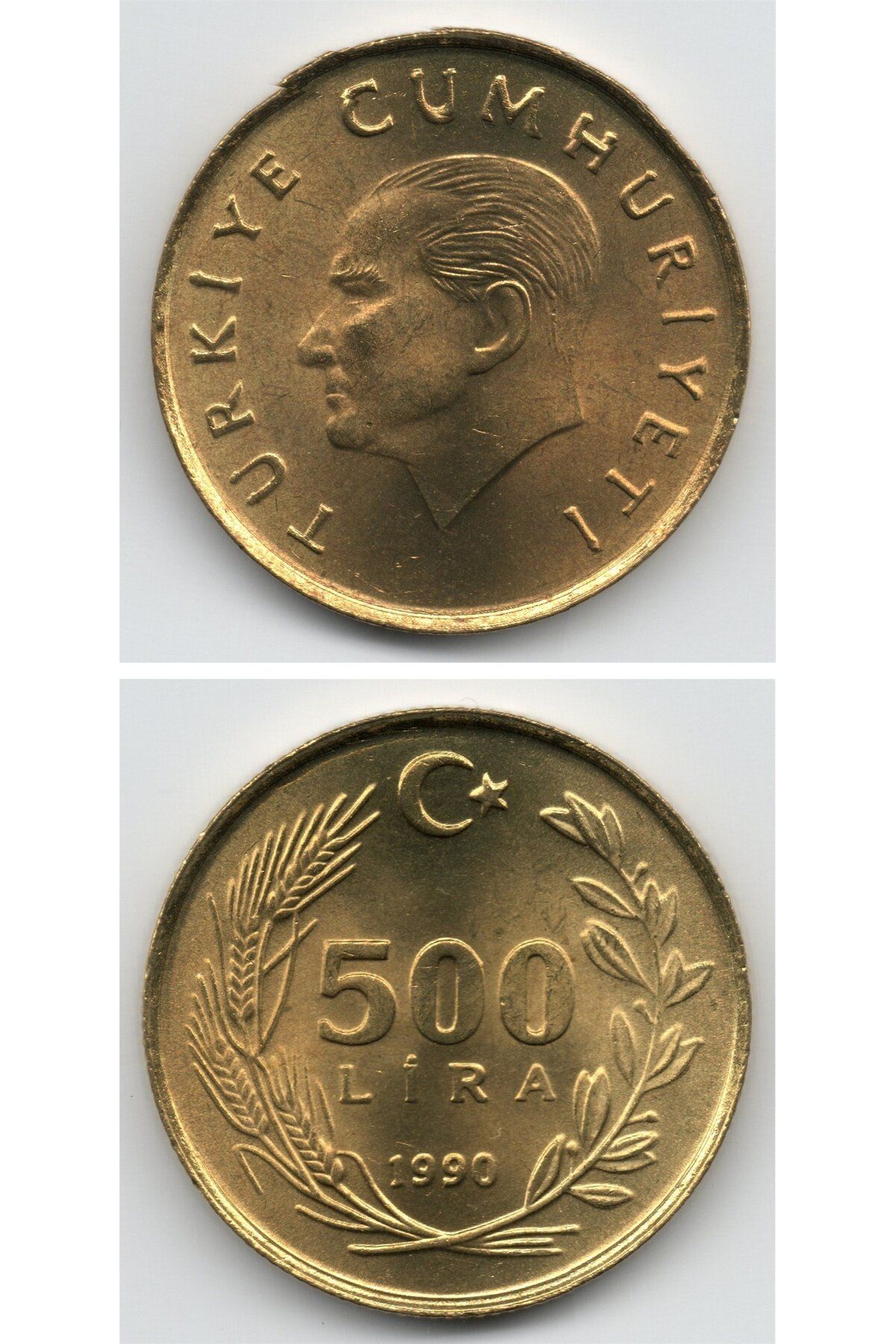 Benim Koleksiyonum 500 Lira (1990) Çil Eski Madeni Para