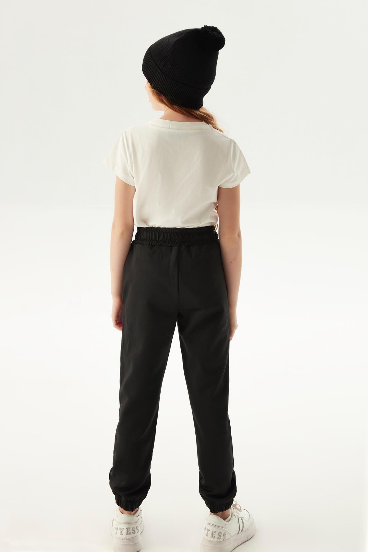 Iceberg-Pantaloni de sport negri pentru fete Bg Store 4
