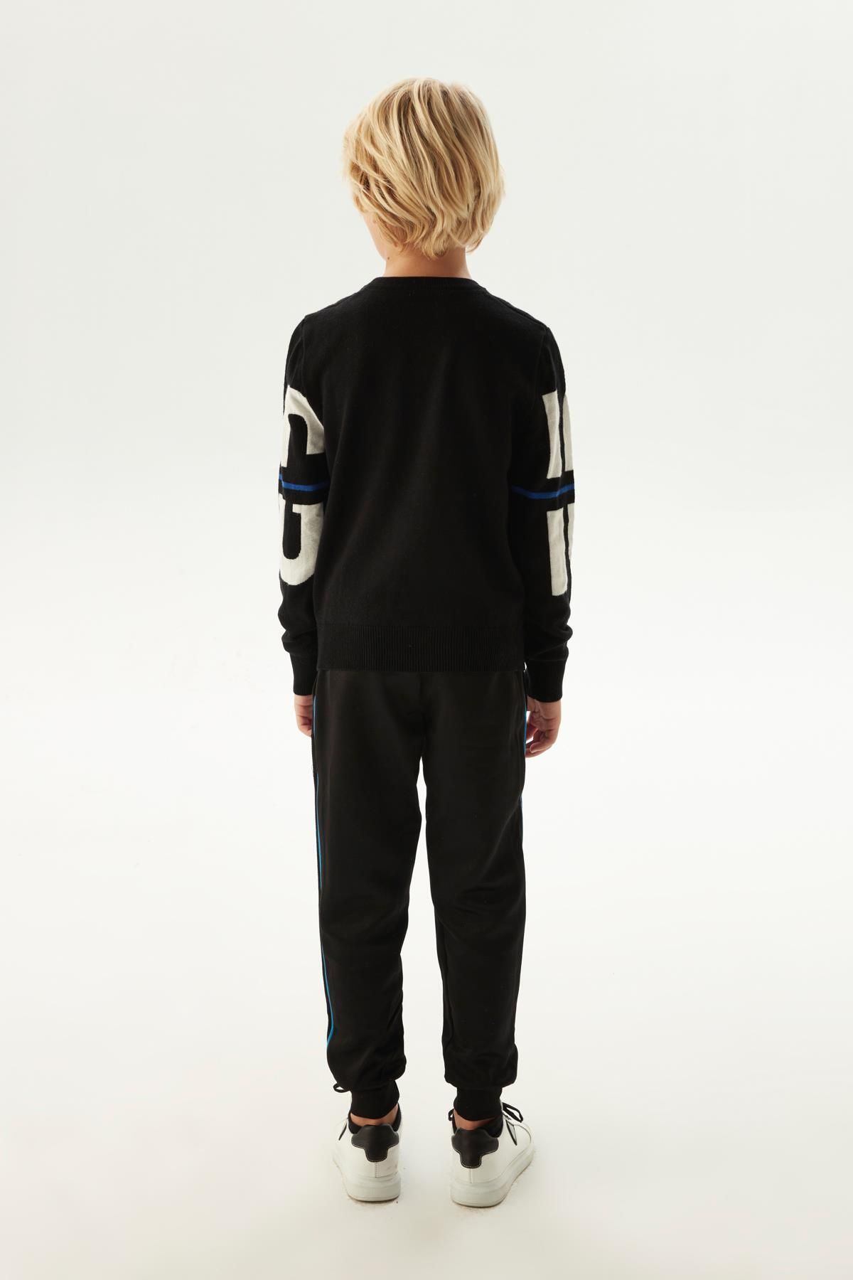 Iceberg-Bg Store Boy's Black Sweater 4